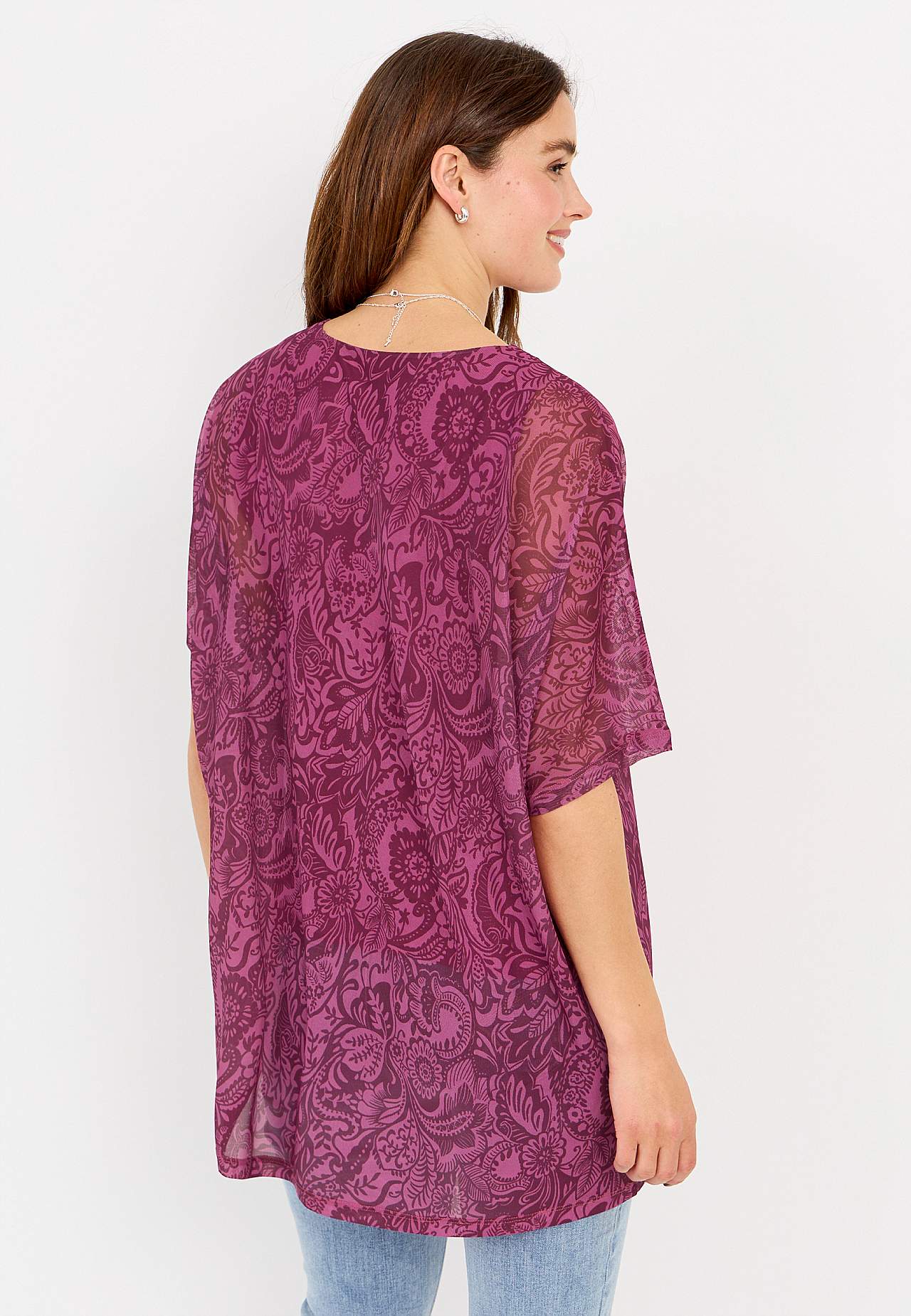 Tuniek top van mesh