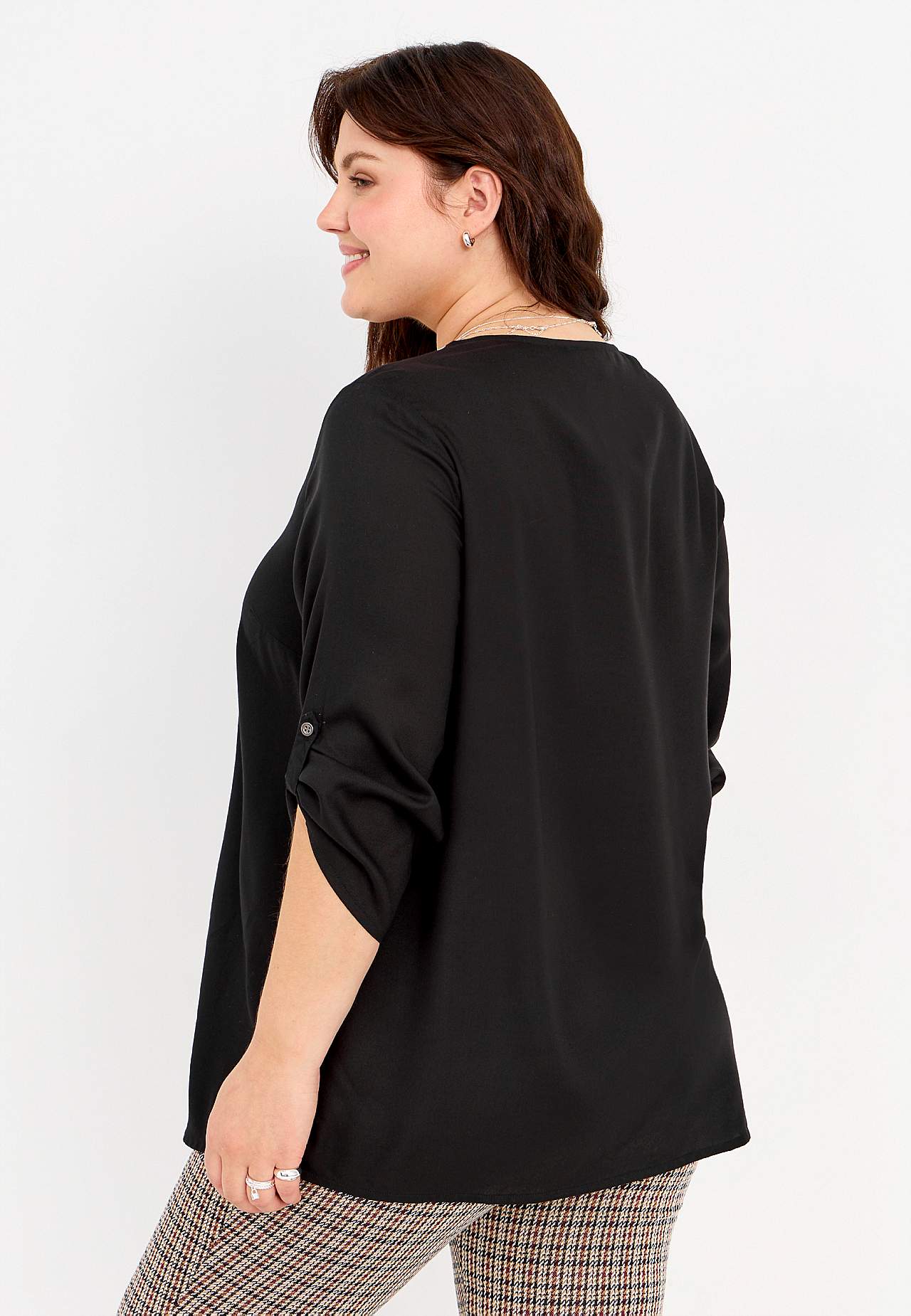 V-hals tuniek in twee lengtes