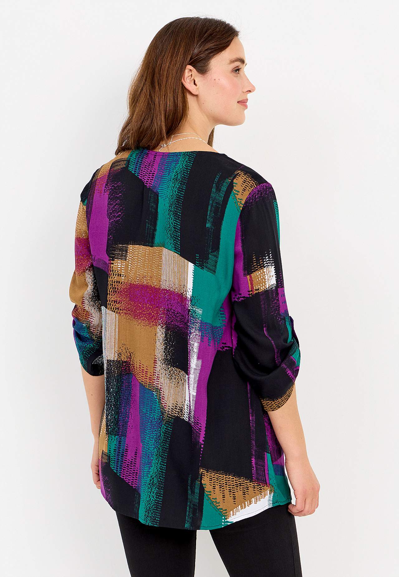 V-hals tuniek in twee lengtes