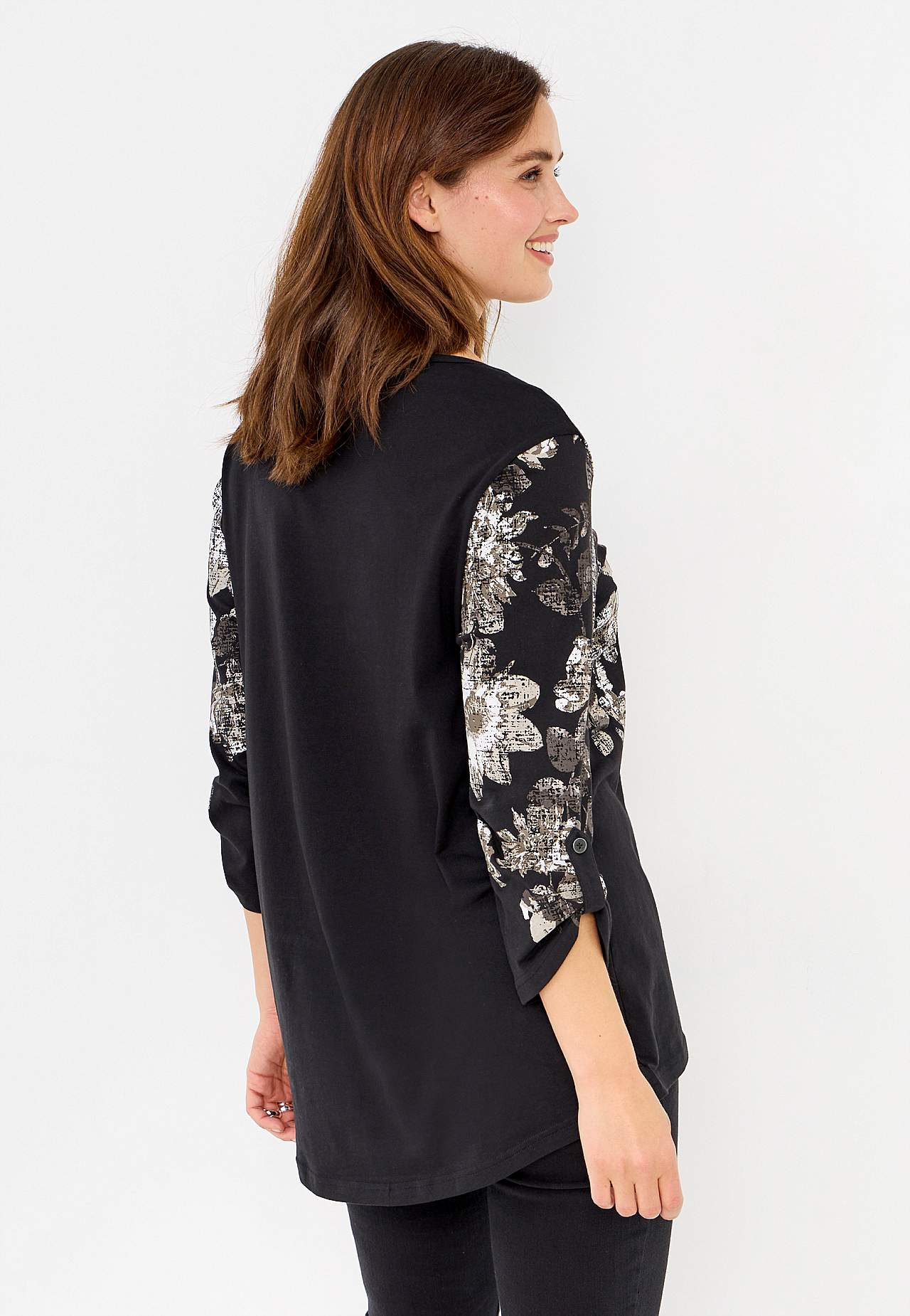 Jersey-topje met patroon