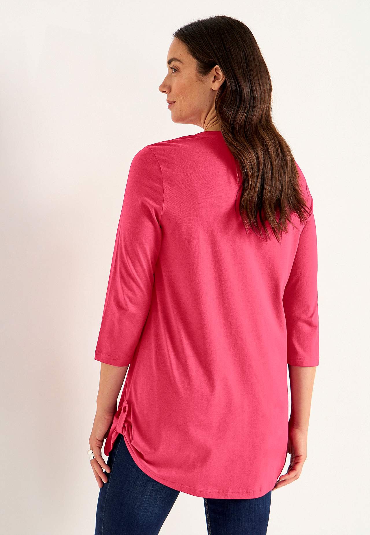 Jersey tuniek met 3/4 mouw Set van 2