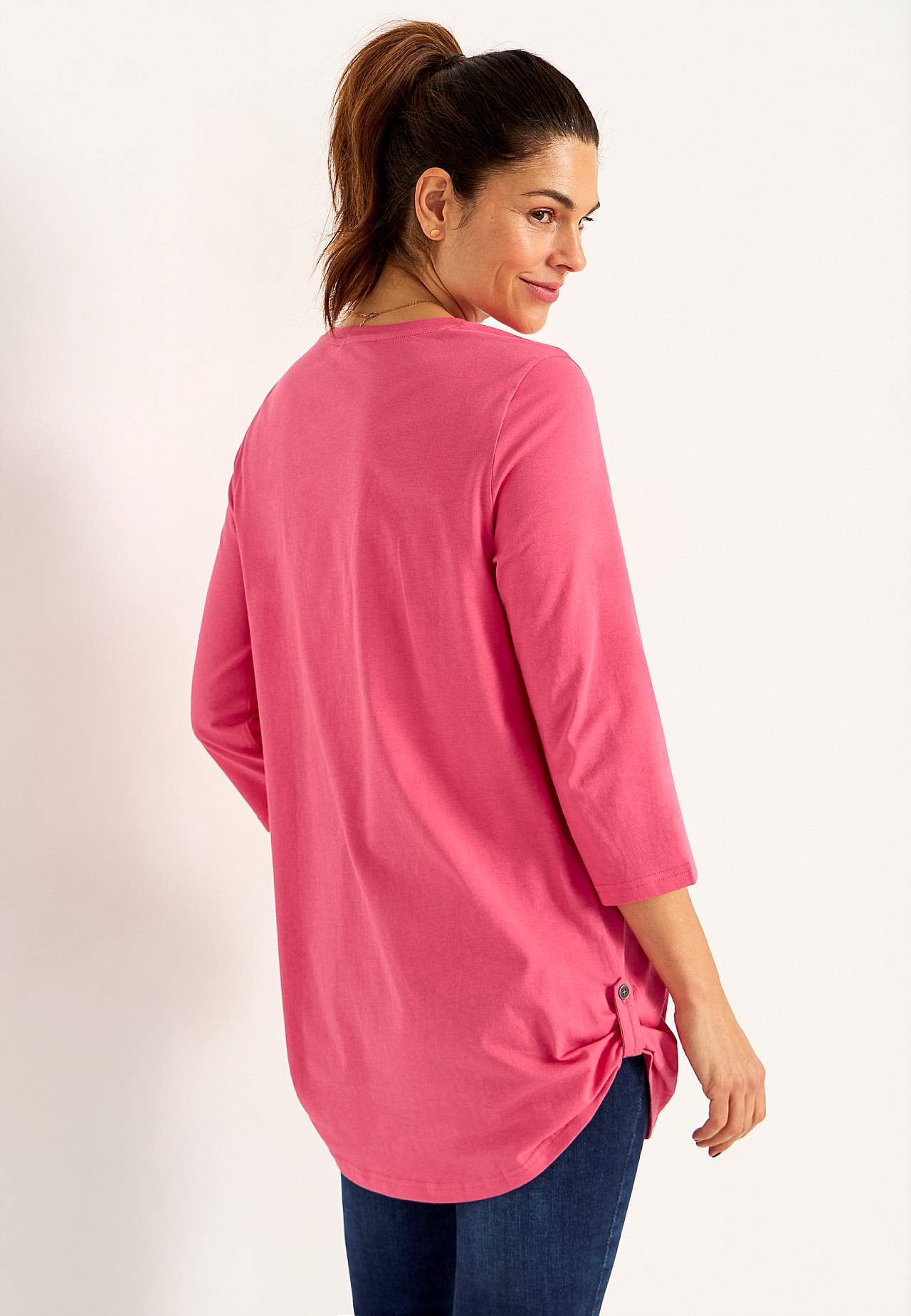Jersey tuniek met 3/4 mouw Set van 2