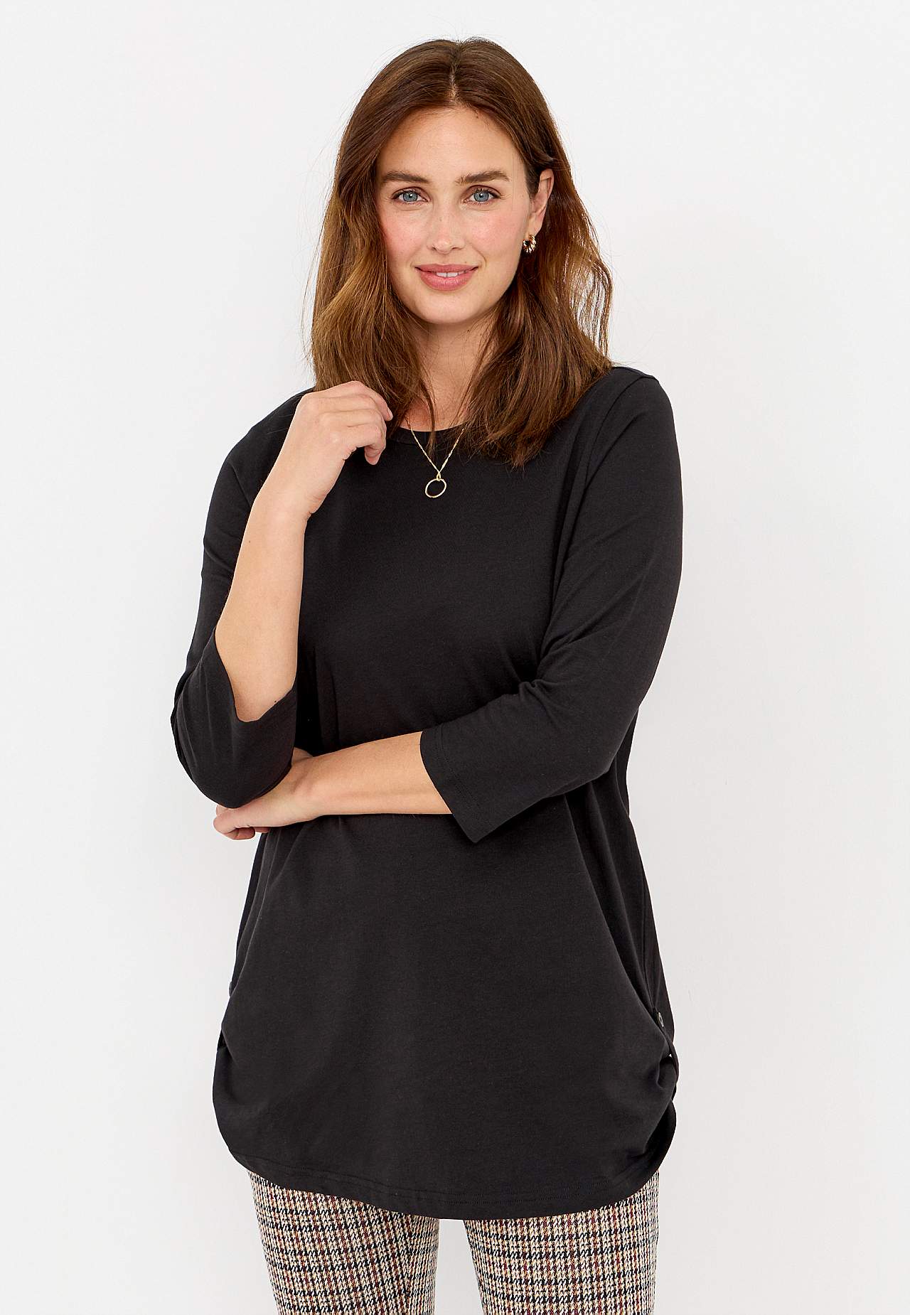 Jersey tuniek met 3/4 mouw Set van 2