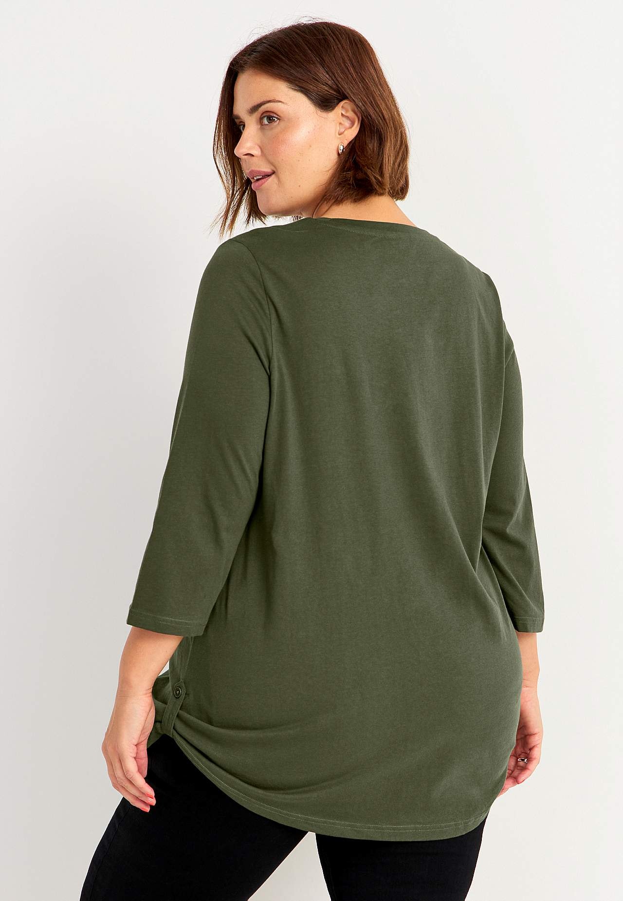 Jersey tuniek met 3/4 mouw Set van 2