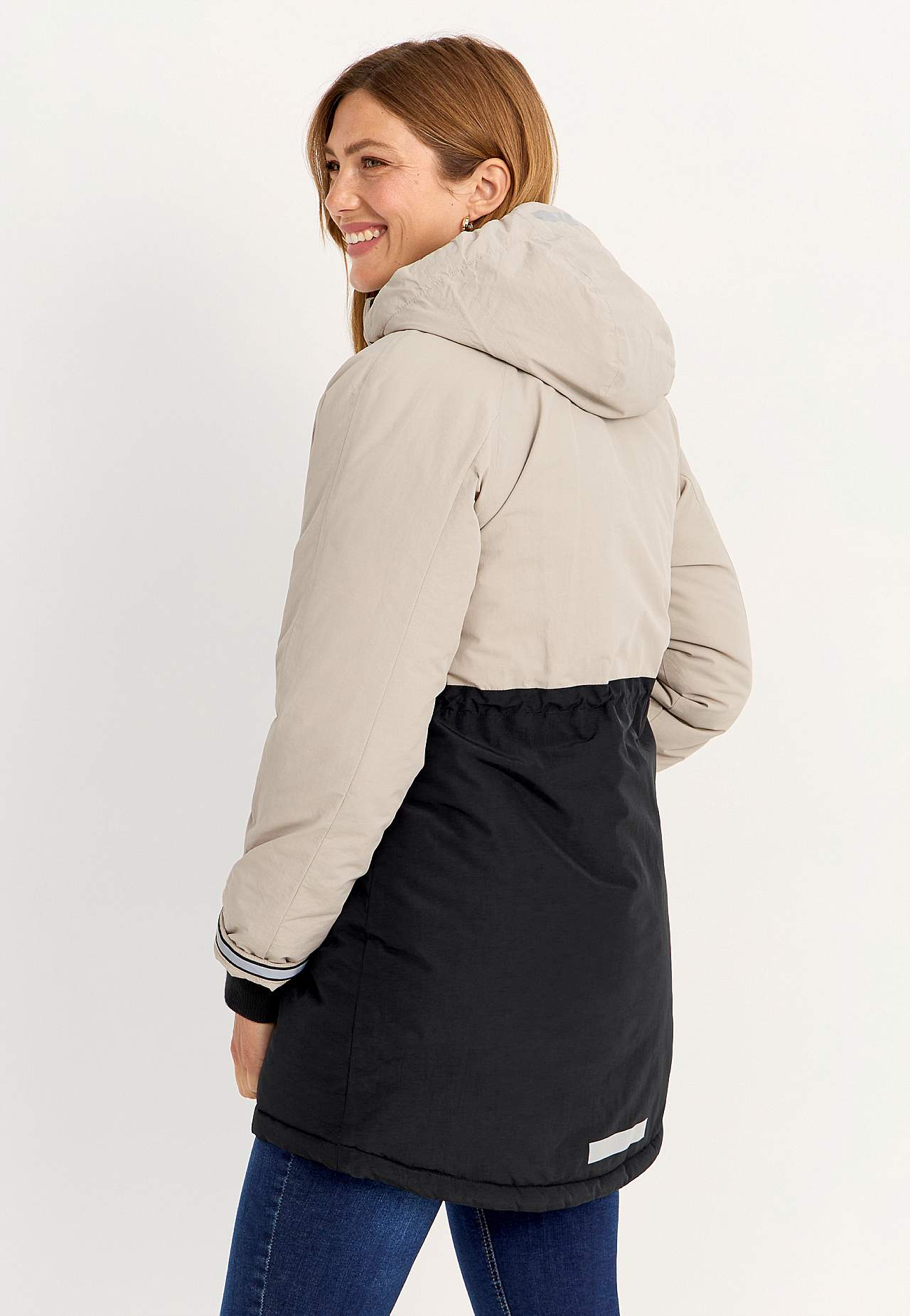 Functionele en gevoerde jas