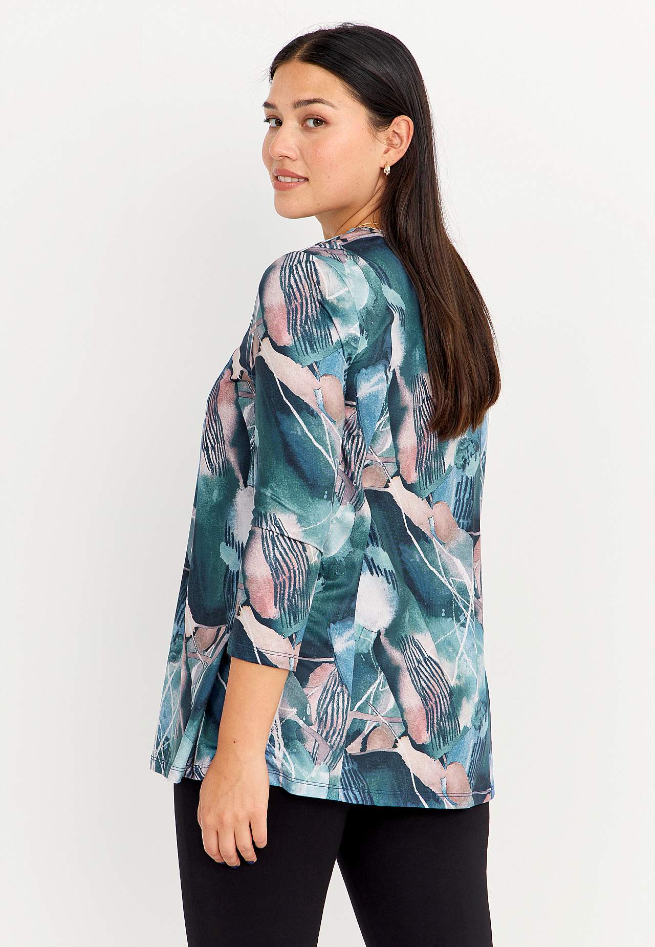 Jersey tuniek met patroon