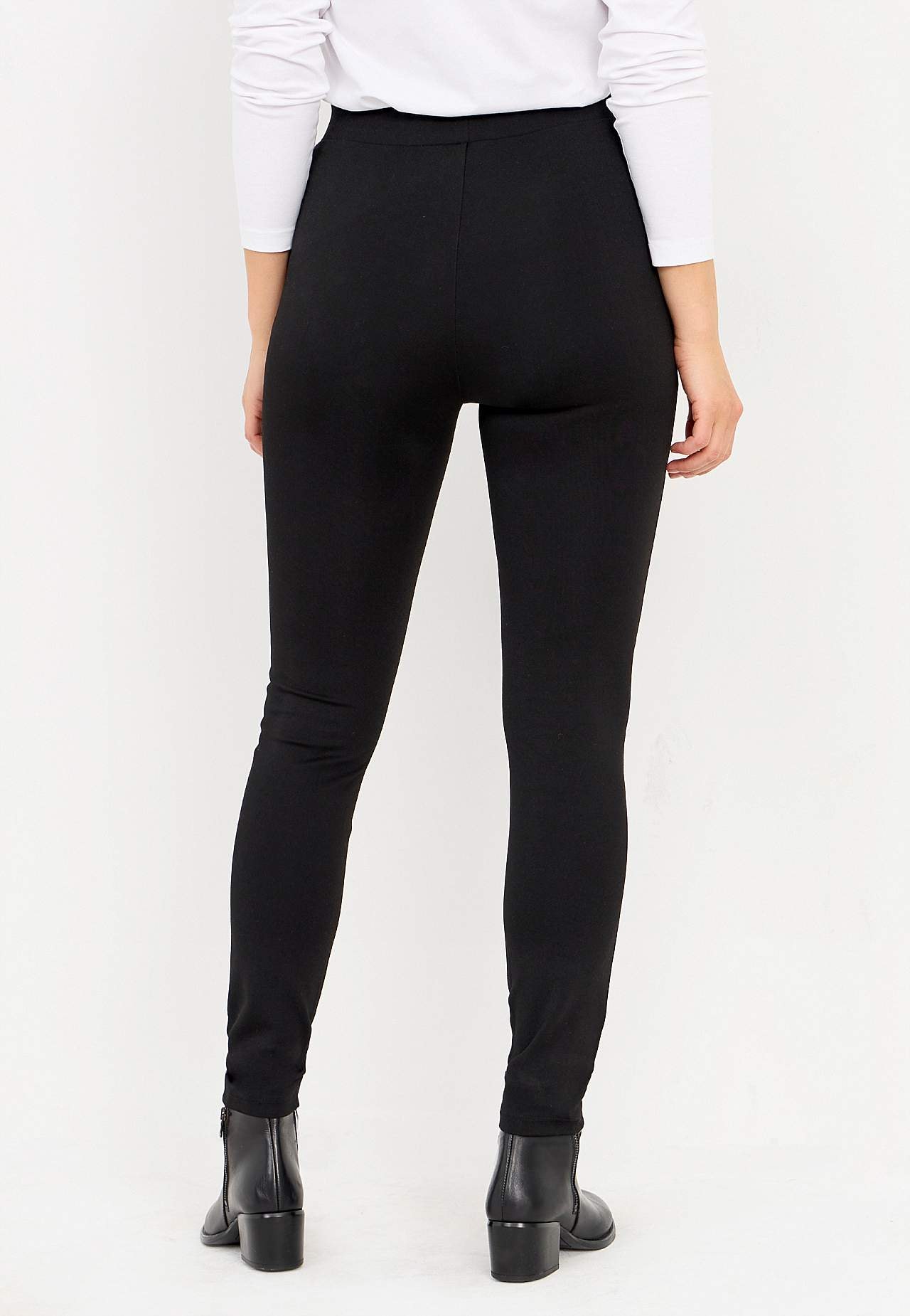 Legging met gecoat voorste deel