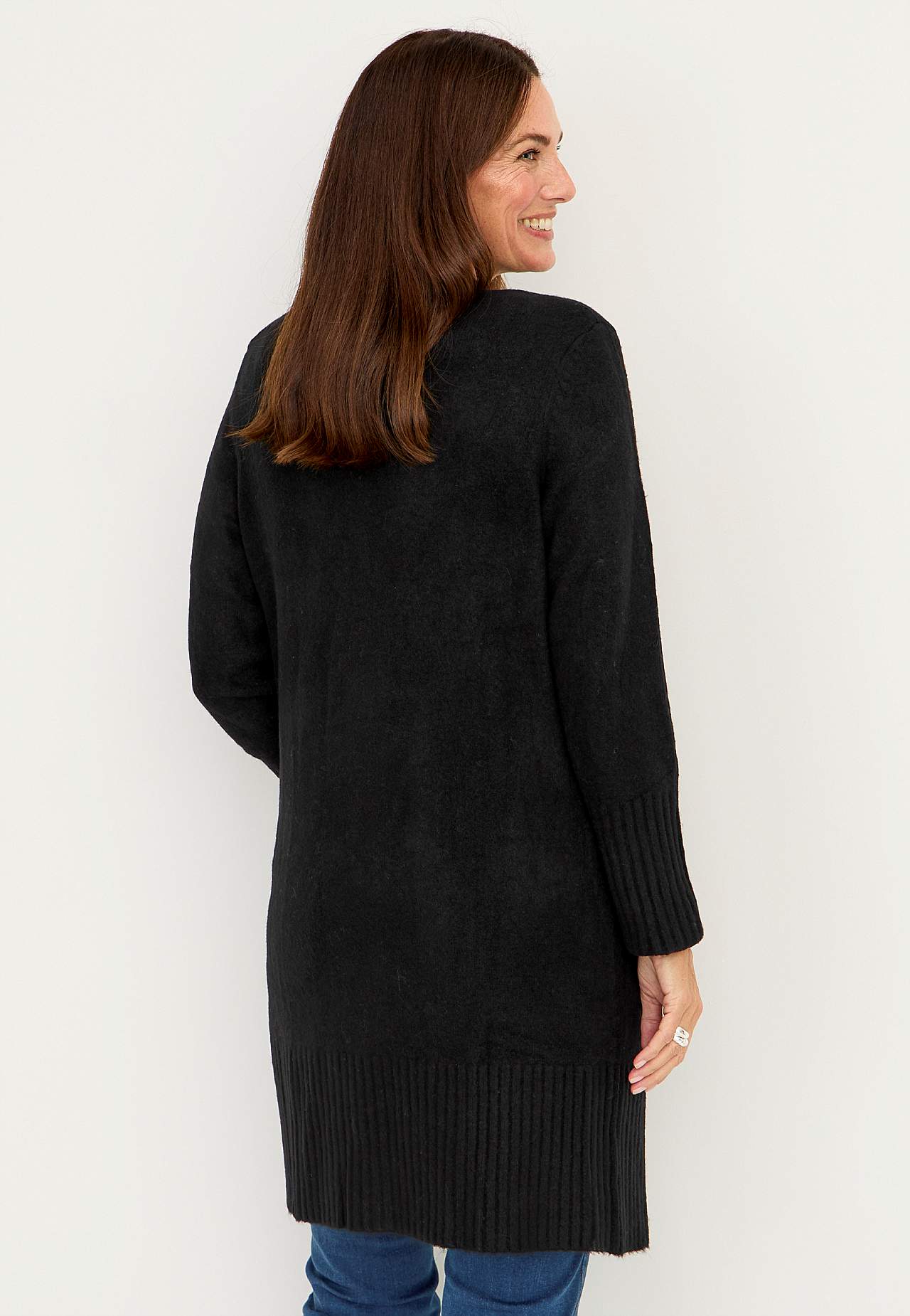 Zachte en lange cardigan