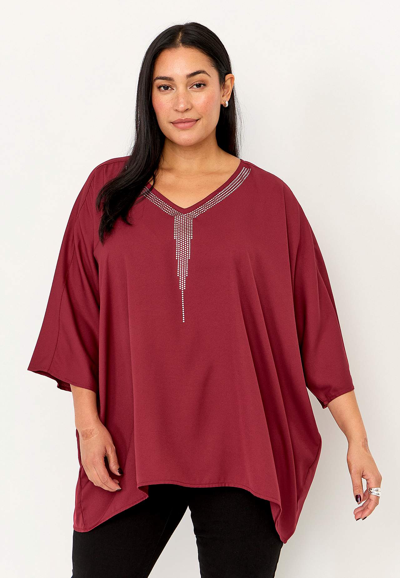 Feestblouse met genopt details