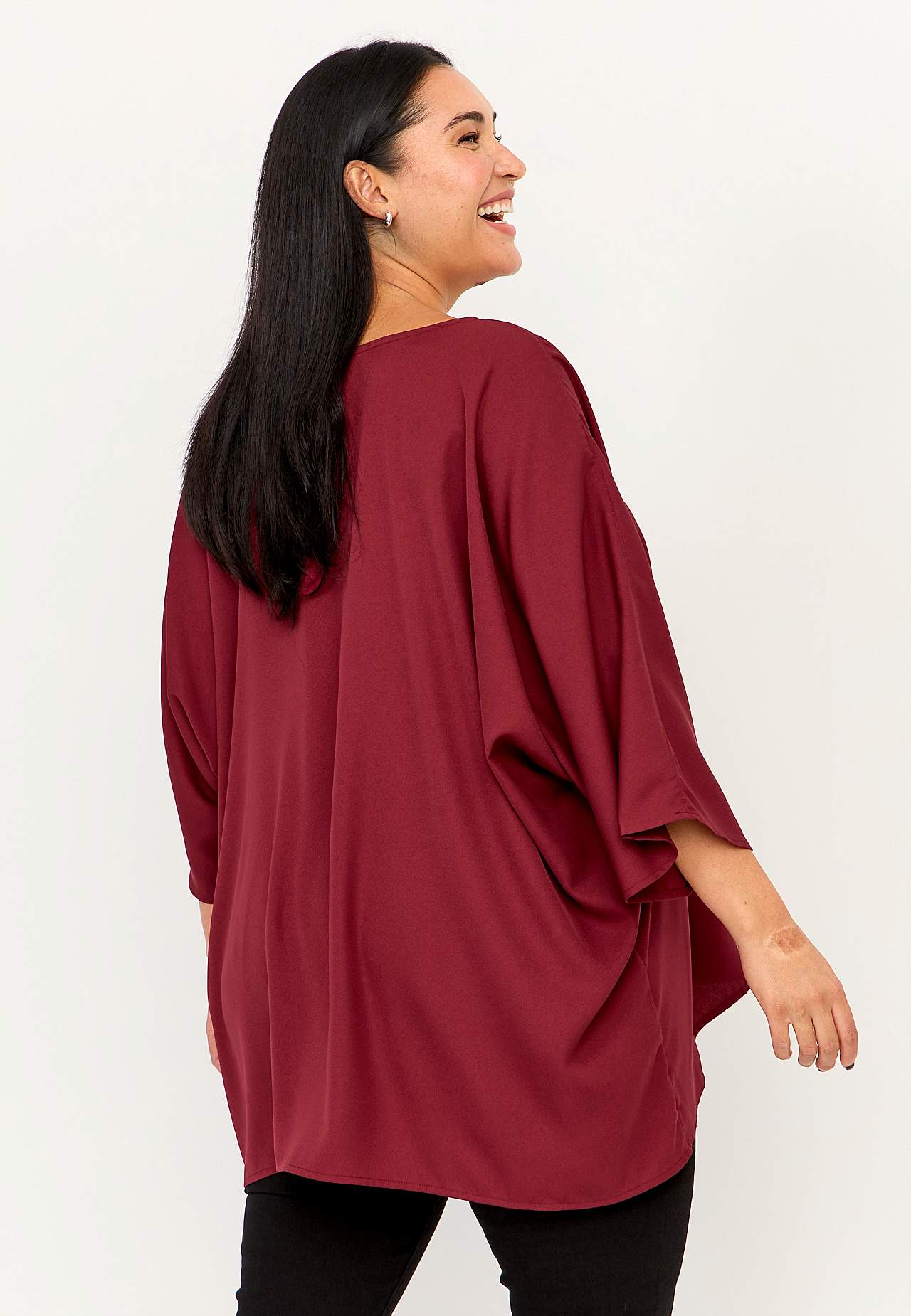 Feestblouse met genopt details