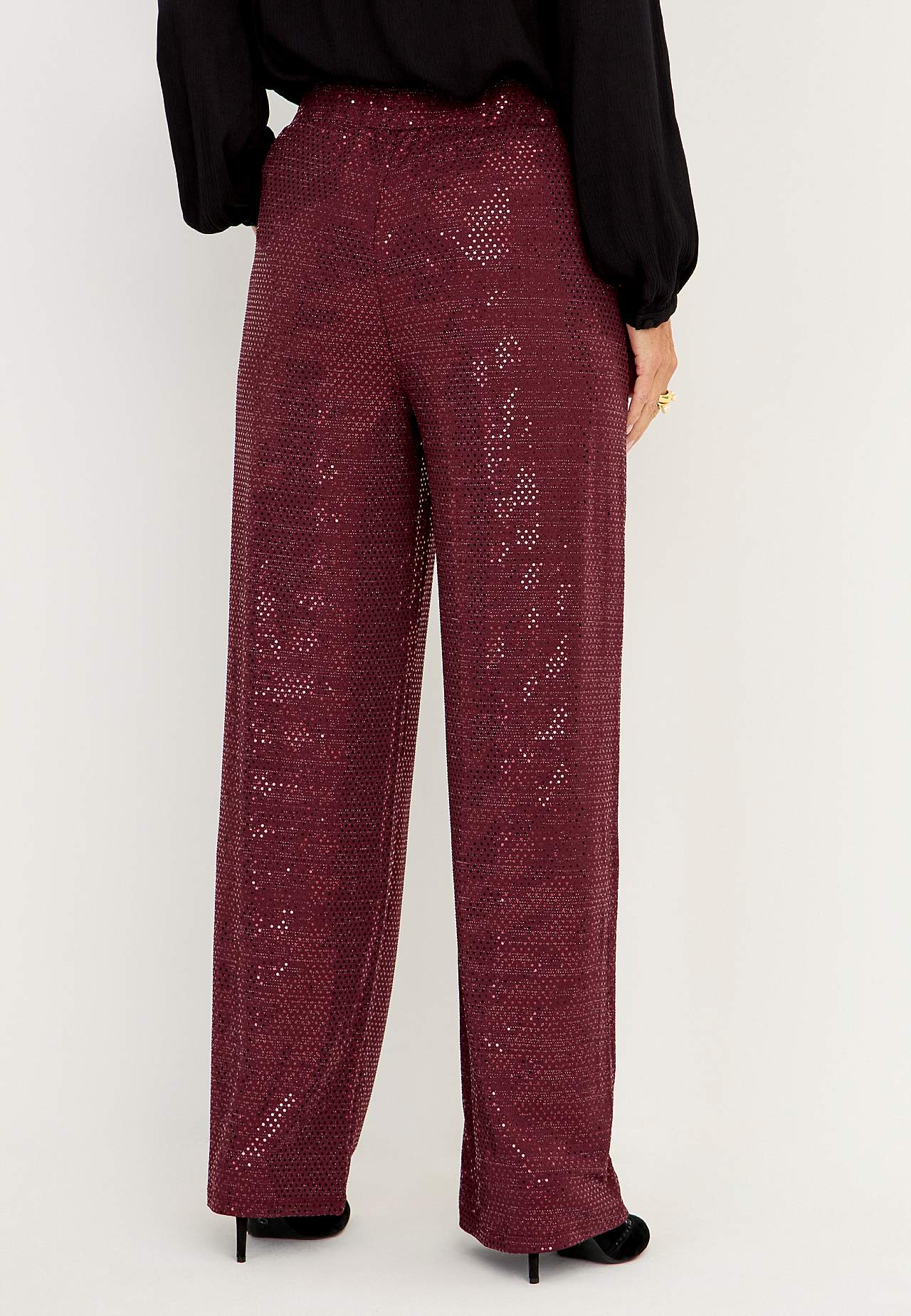 Feestbroek met pailetten