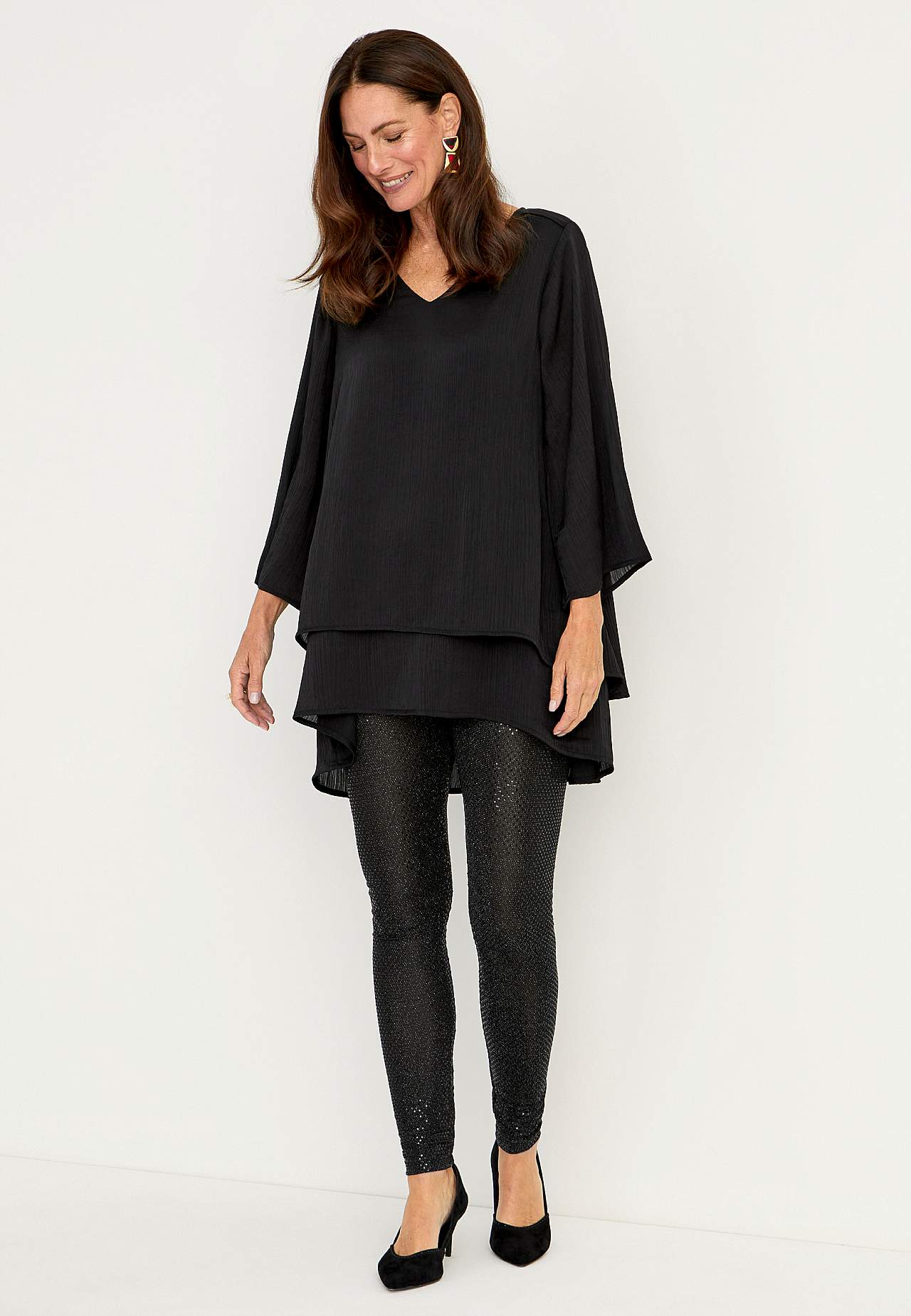 Legging met pailletten