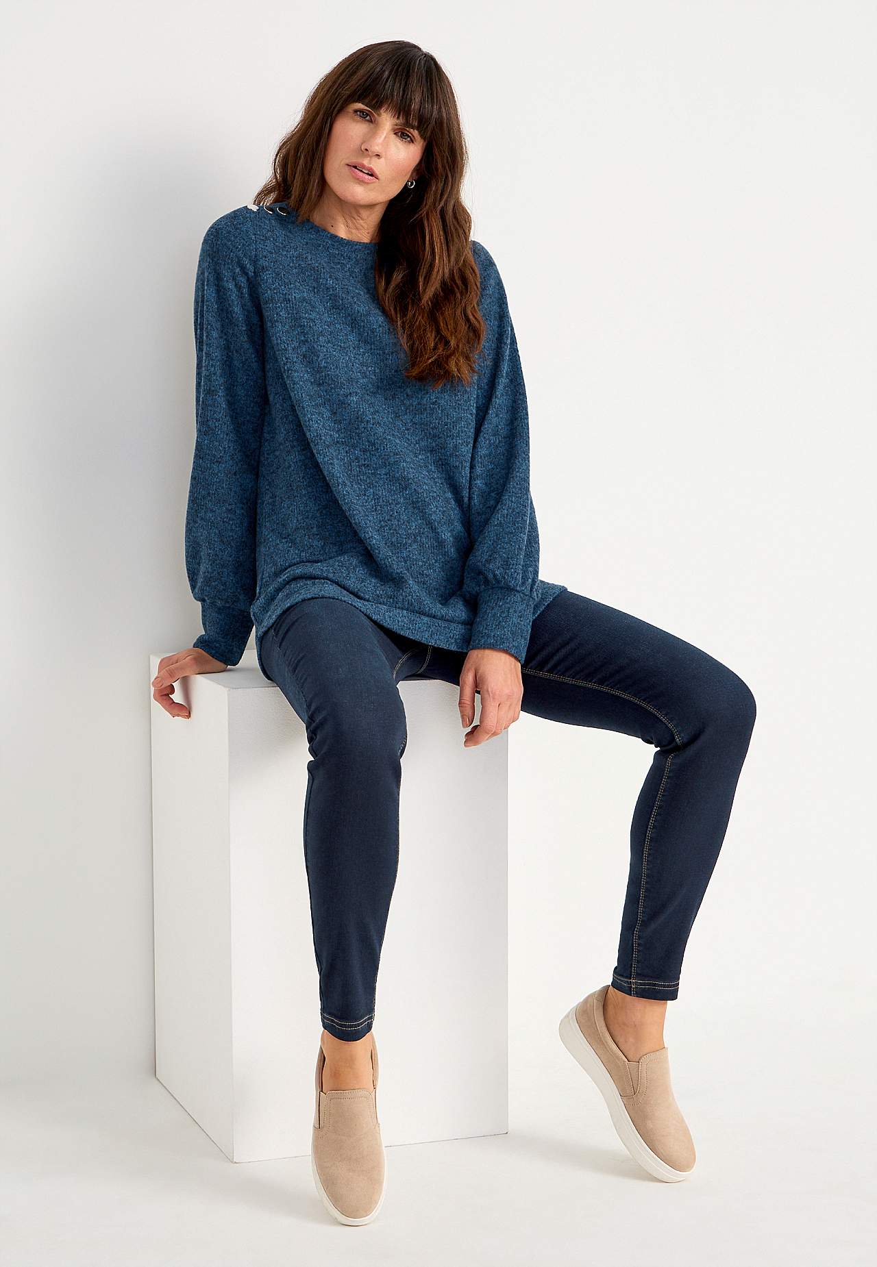 Gebreide en zachte sweater Beata
