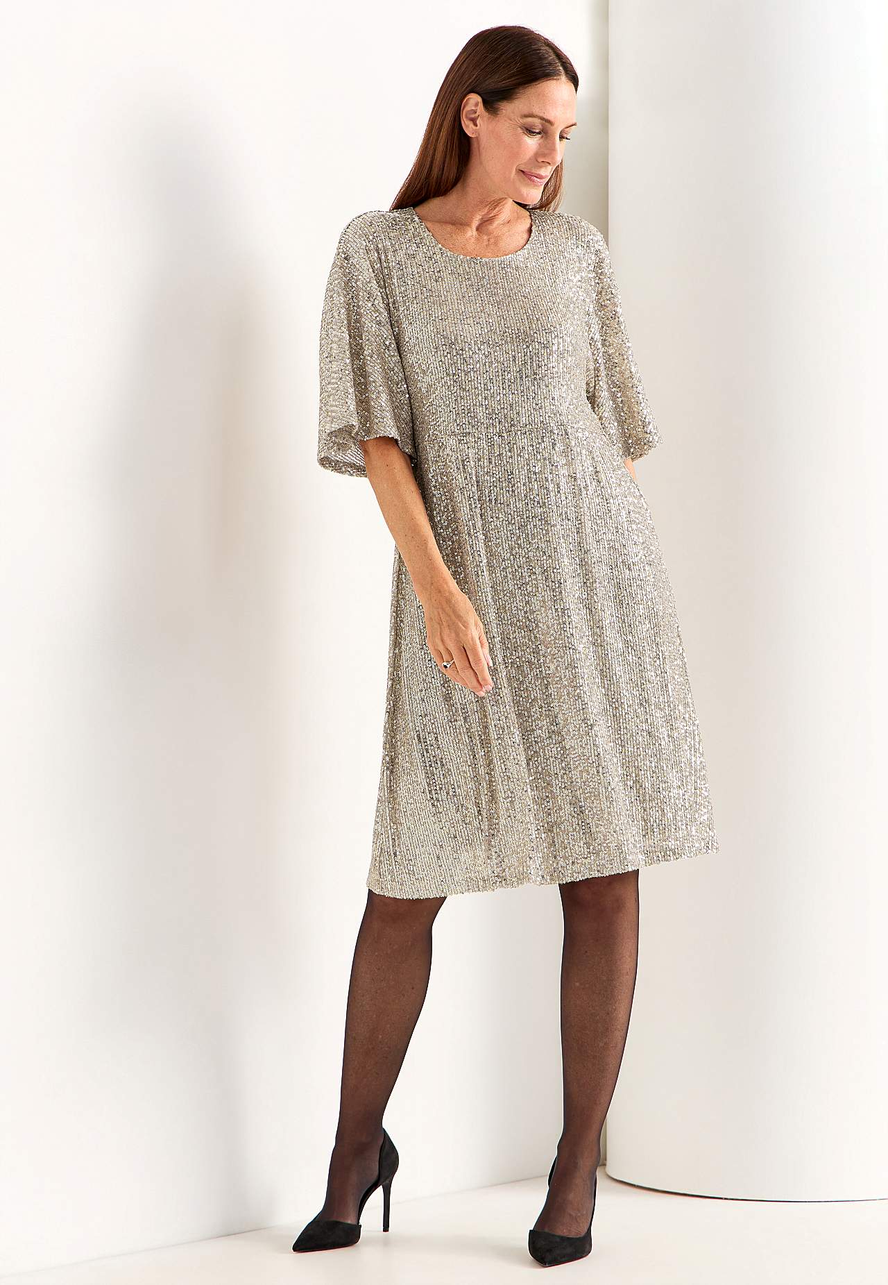 Luxe pailettenjurk
