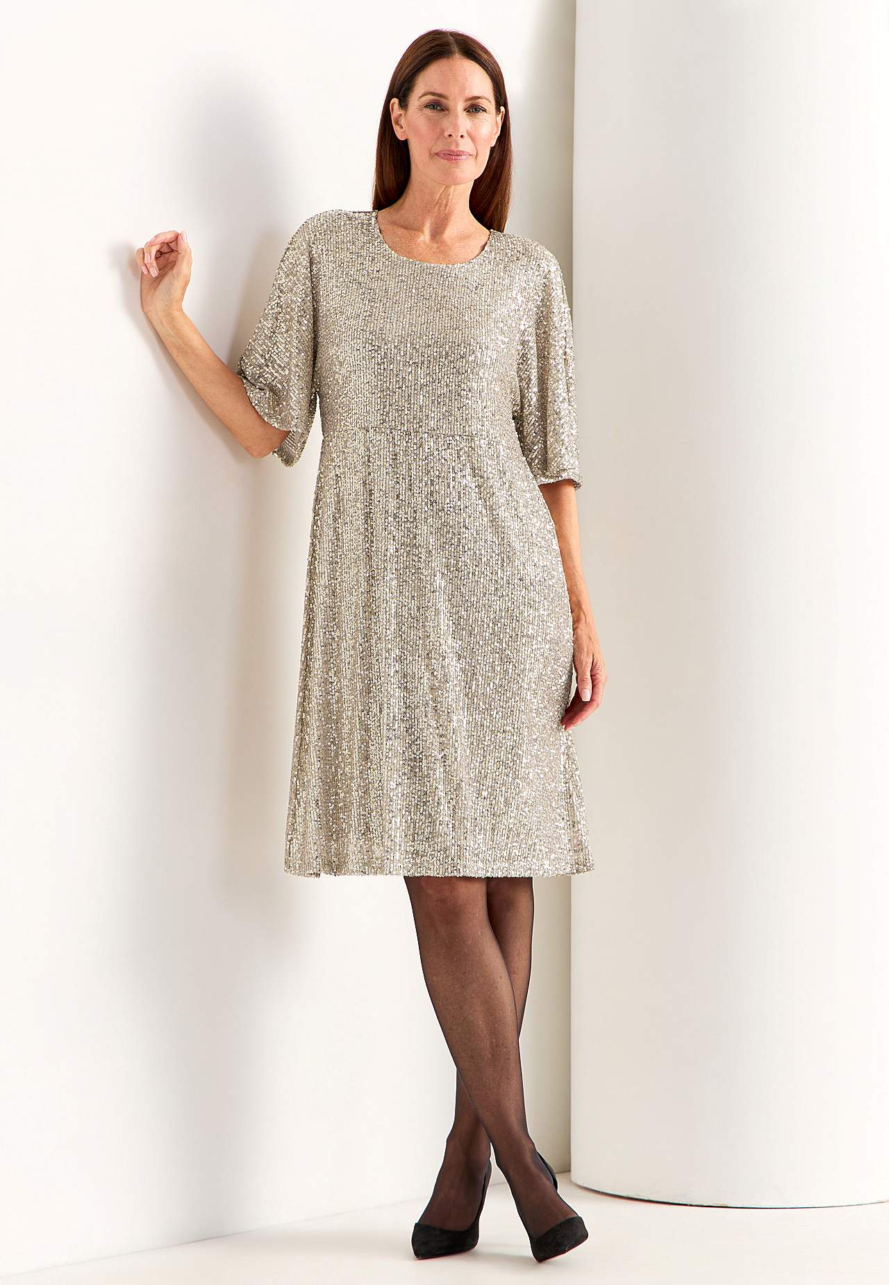Luxe pailettenjurk