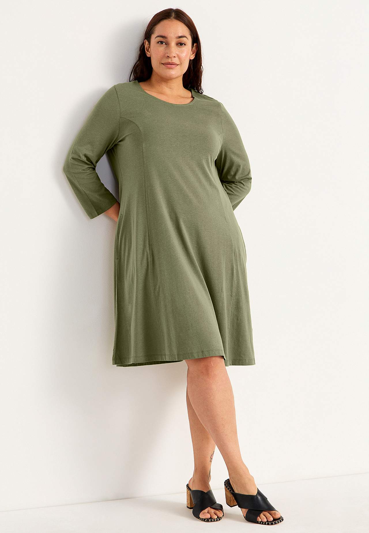 Jerseyjurk met zakken Amelie