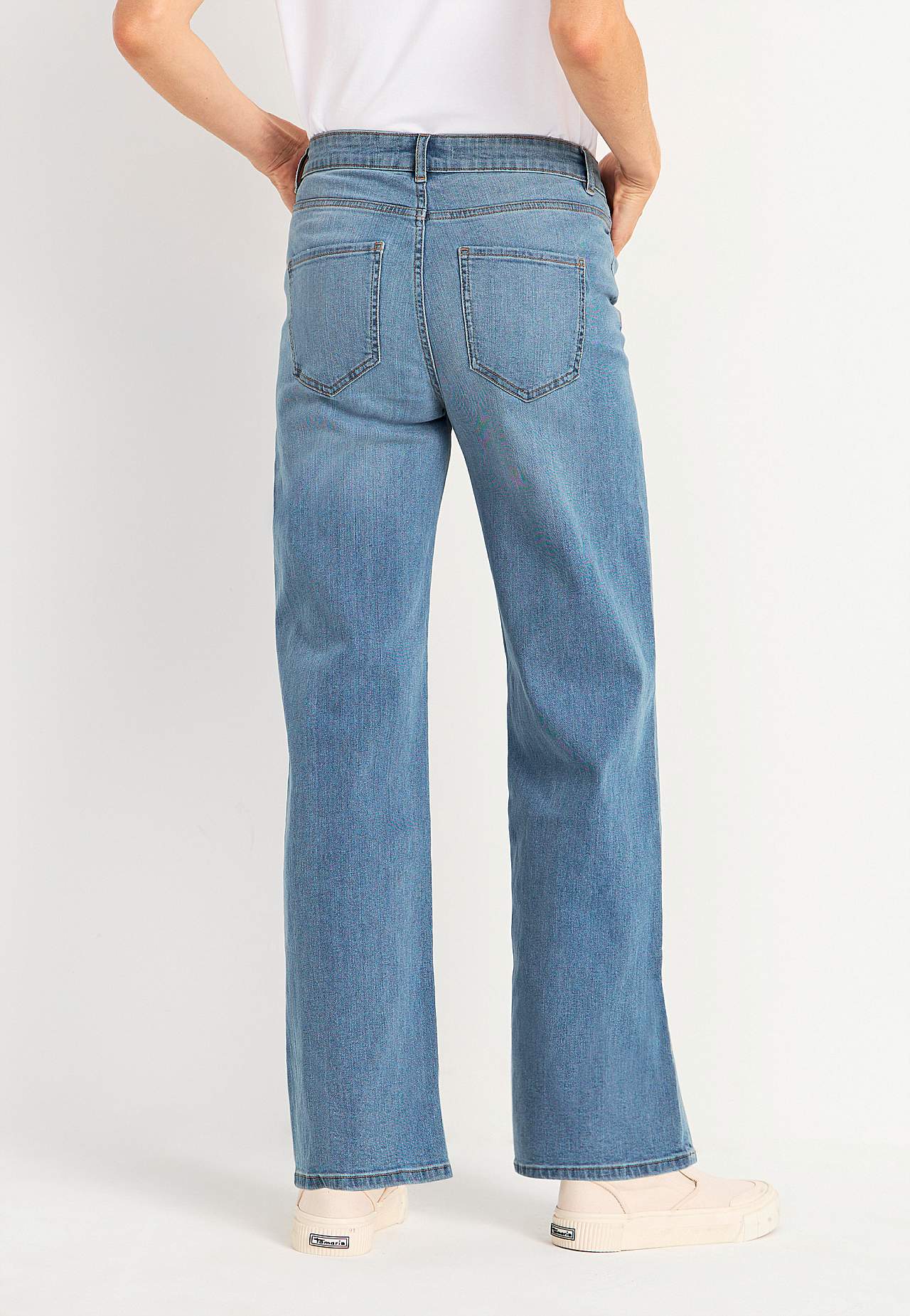 Stretch jeans met hoog taille