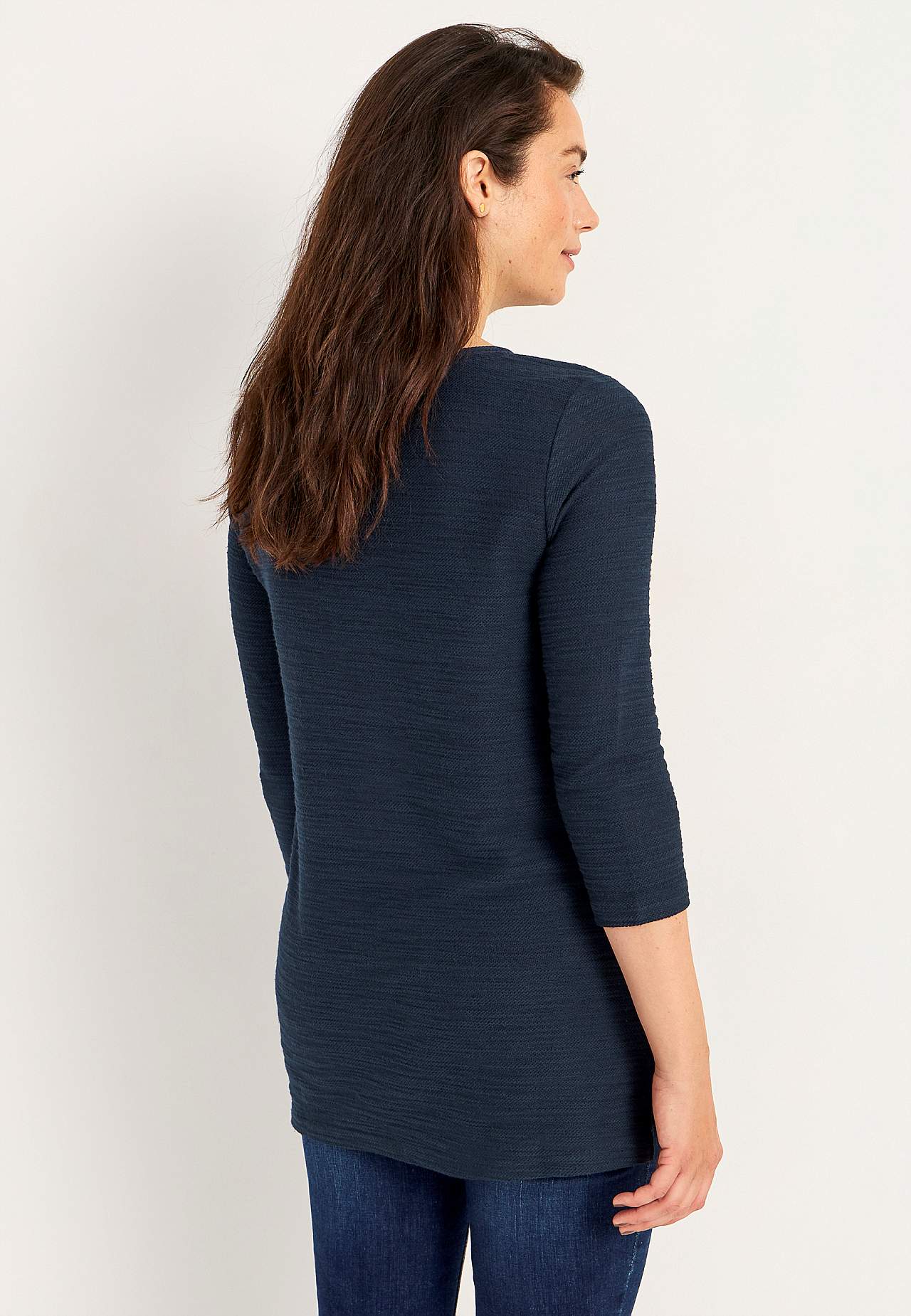 Jersey tuniek met structuur