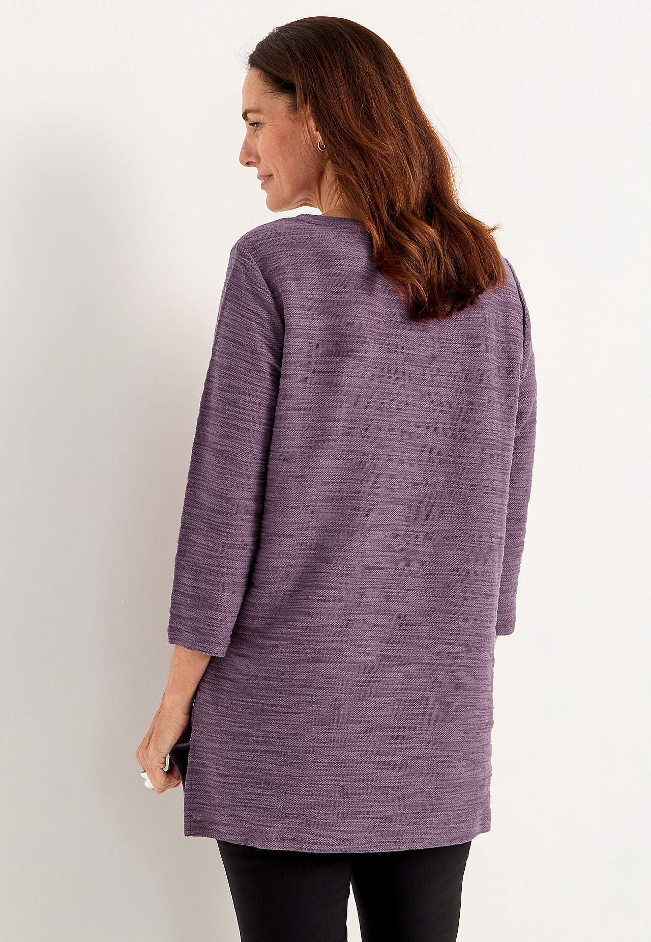 Jersey tuniek met structuur