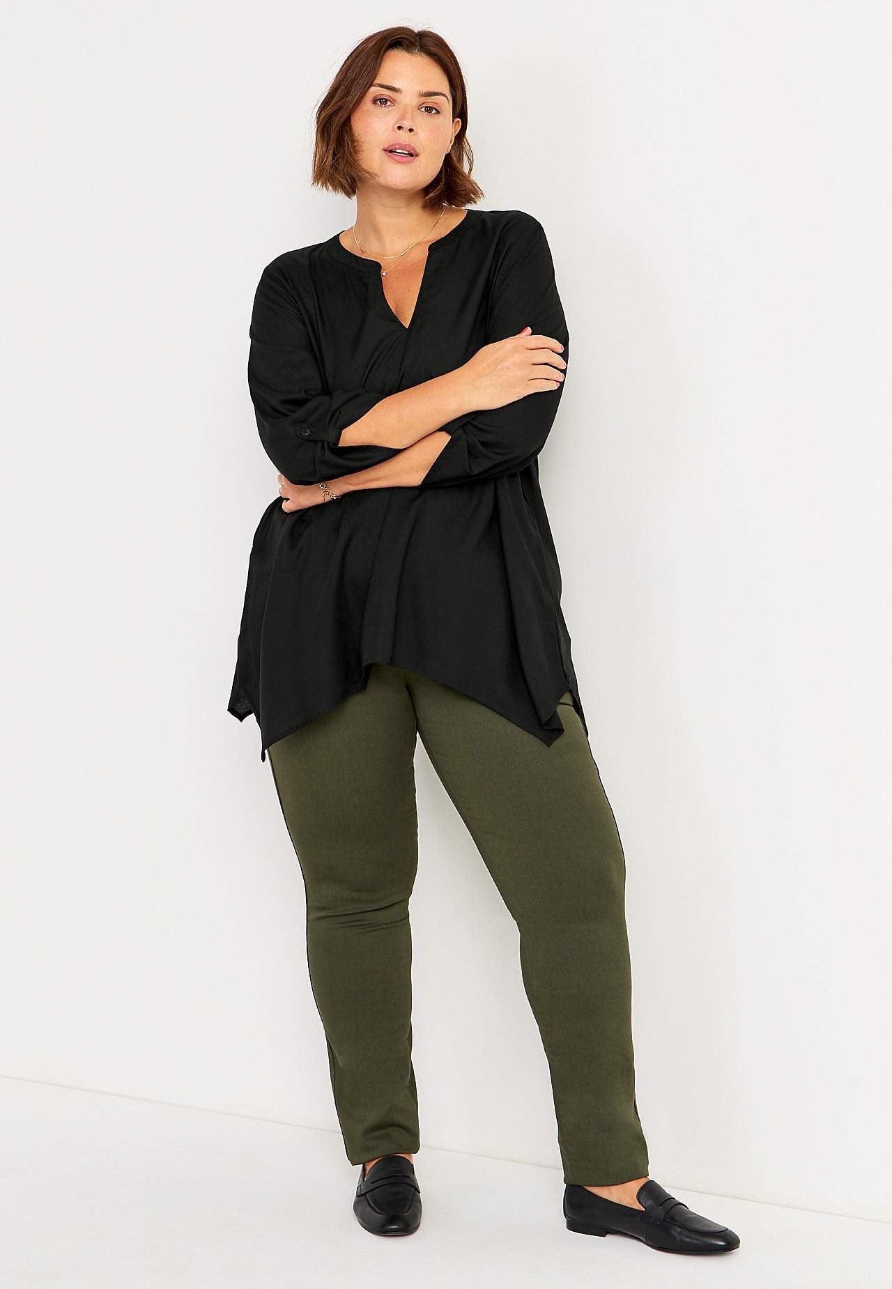 Tuniek met v-hals