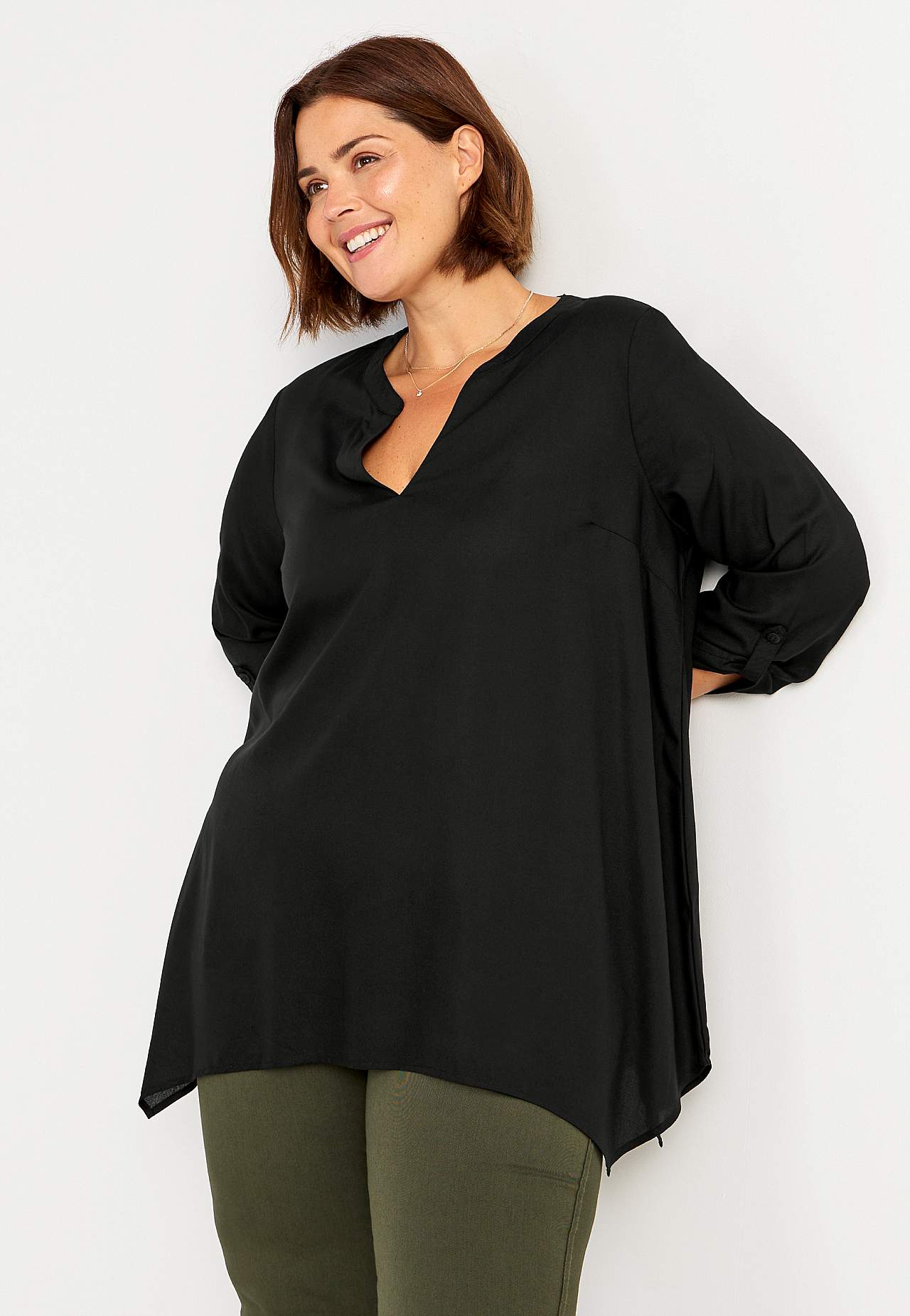 Tuniek met v-hals