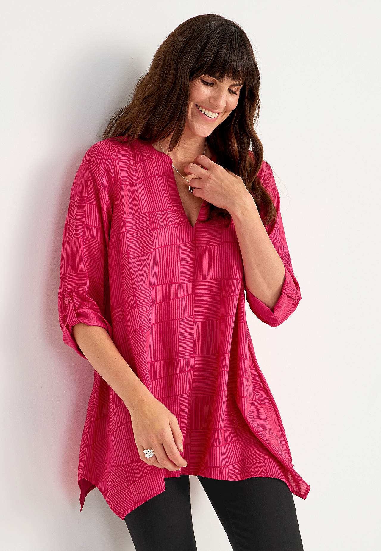 Tuniek met v-hals