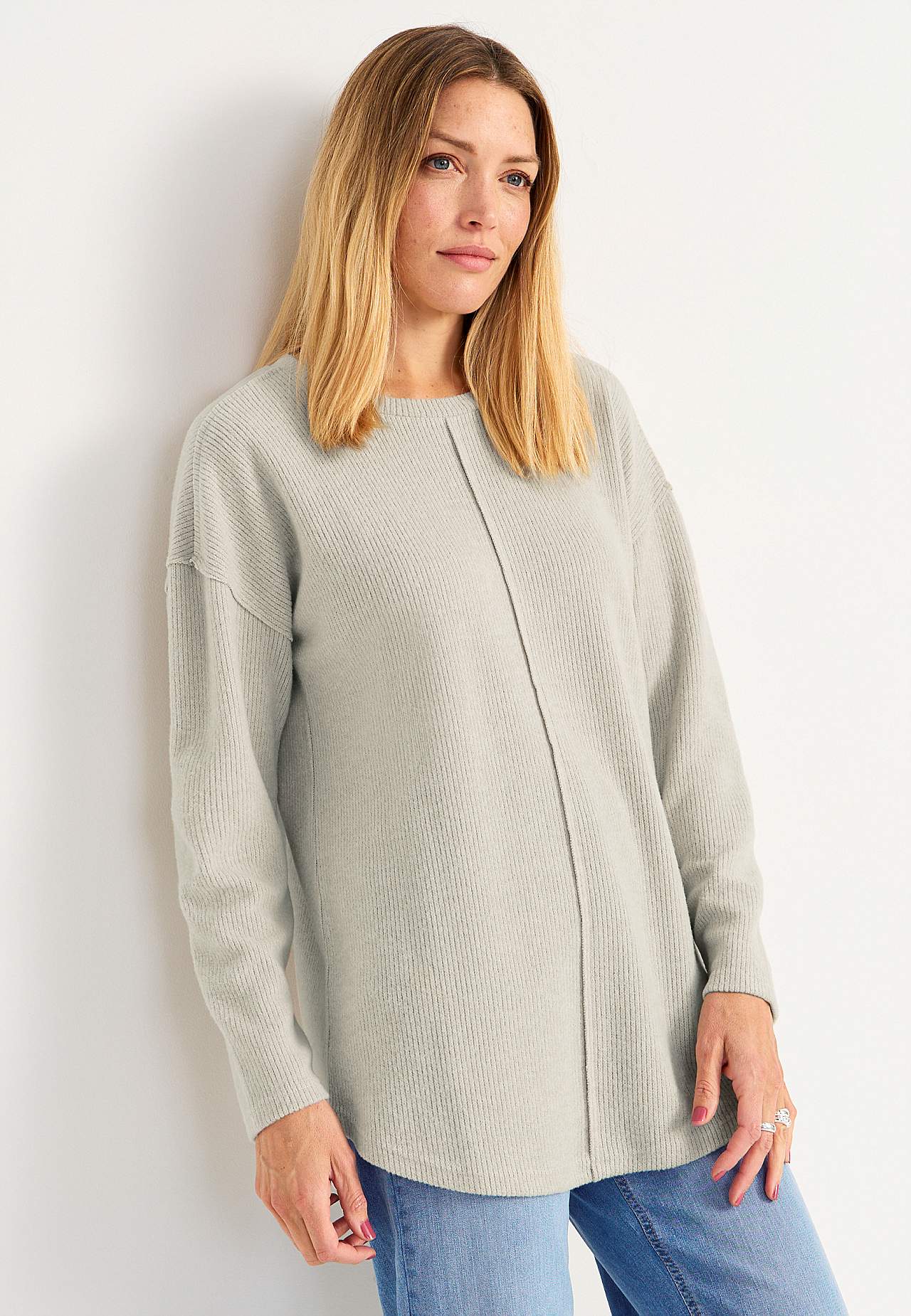 Fijngebreide en zachte sweater Susan