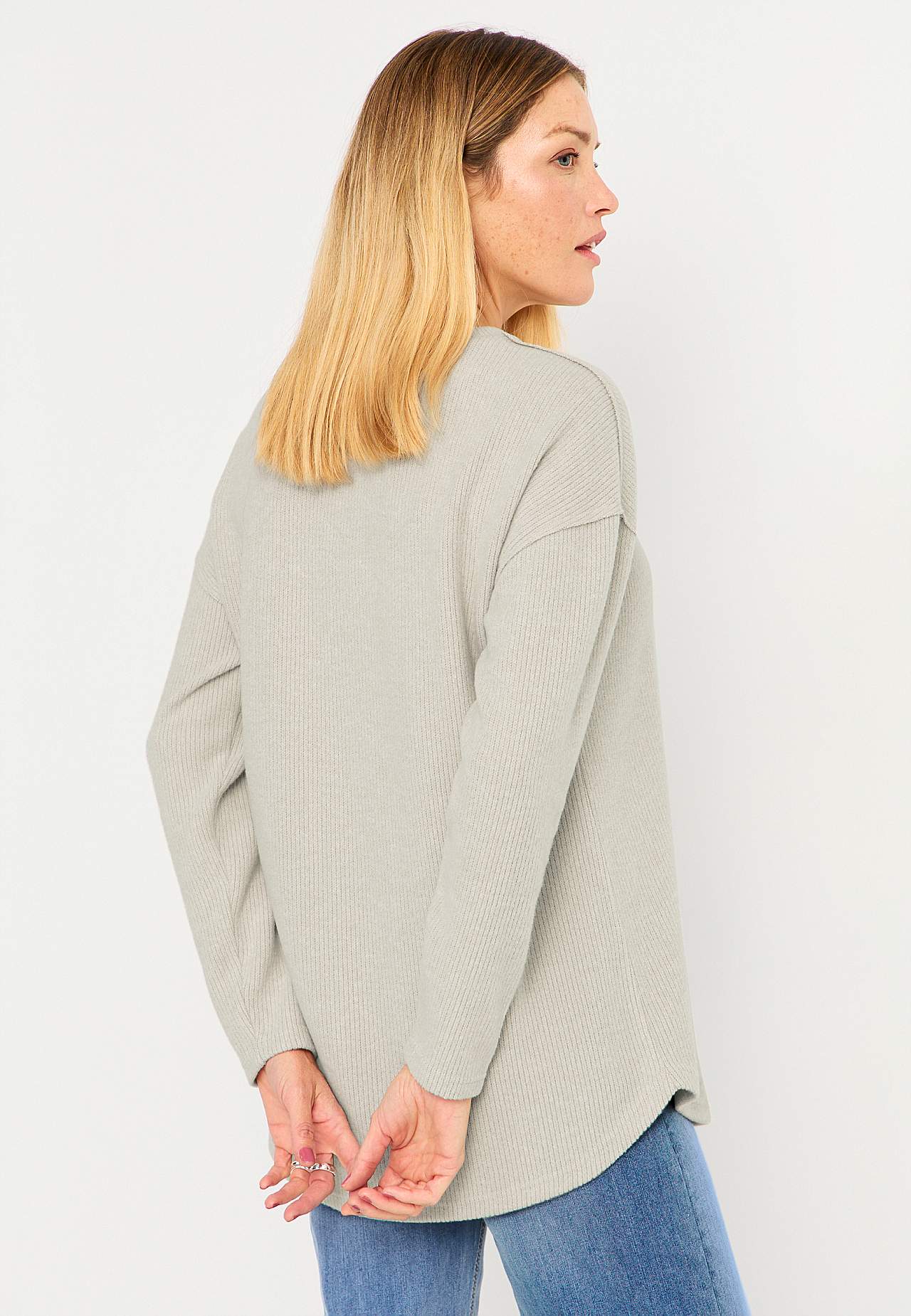Fijngebreide en zachte sweater Susan