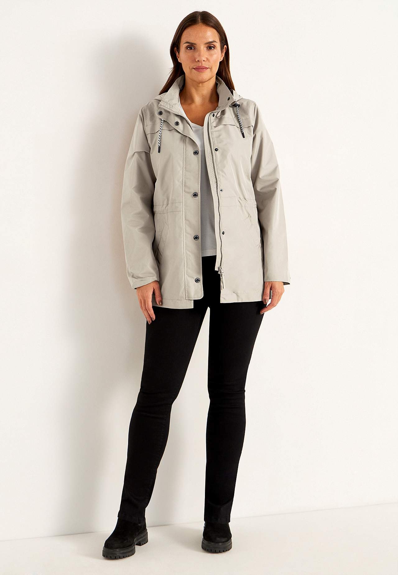 Winddichte jack met capuchon