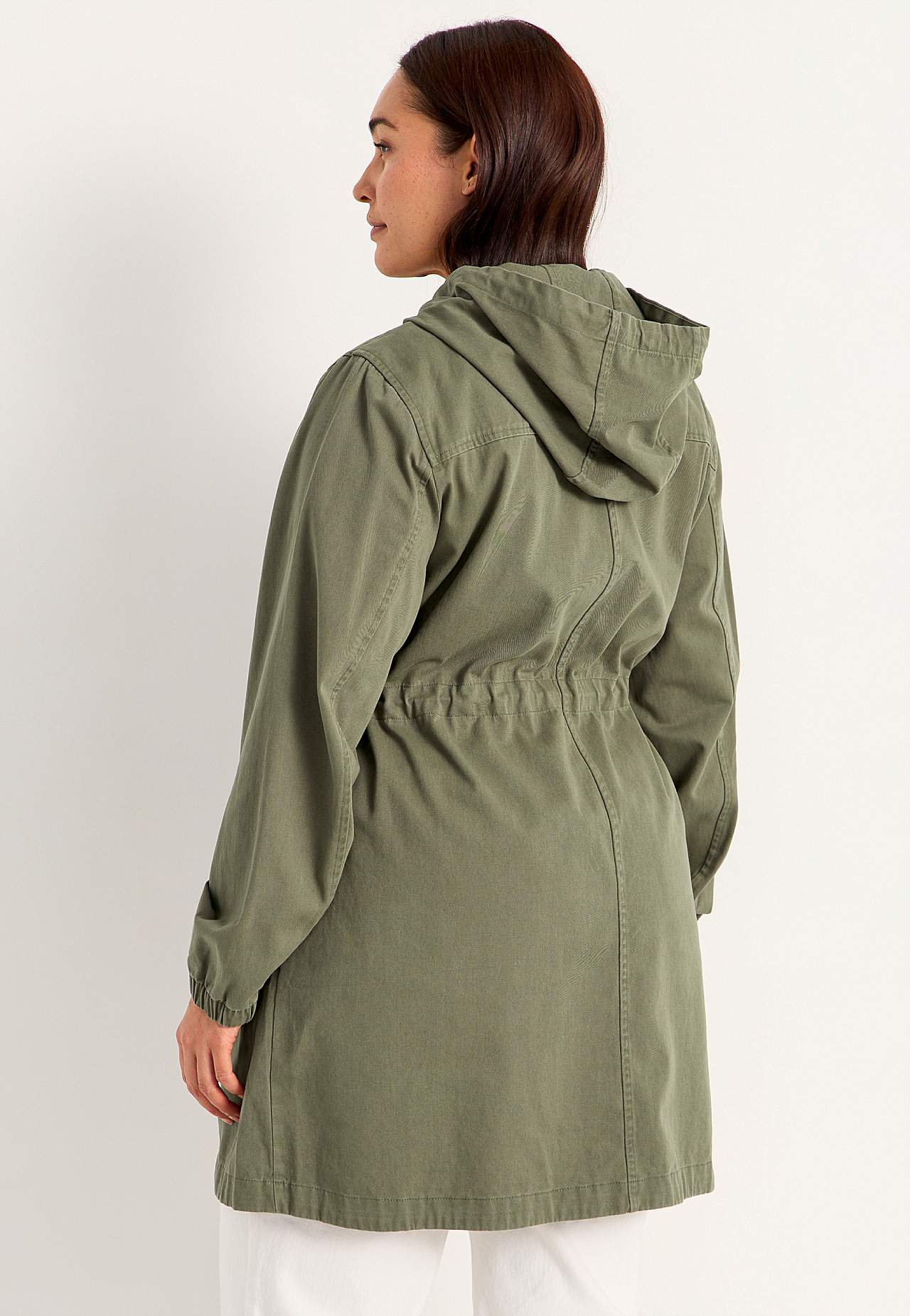 Parka met borduursel