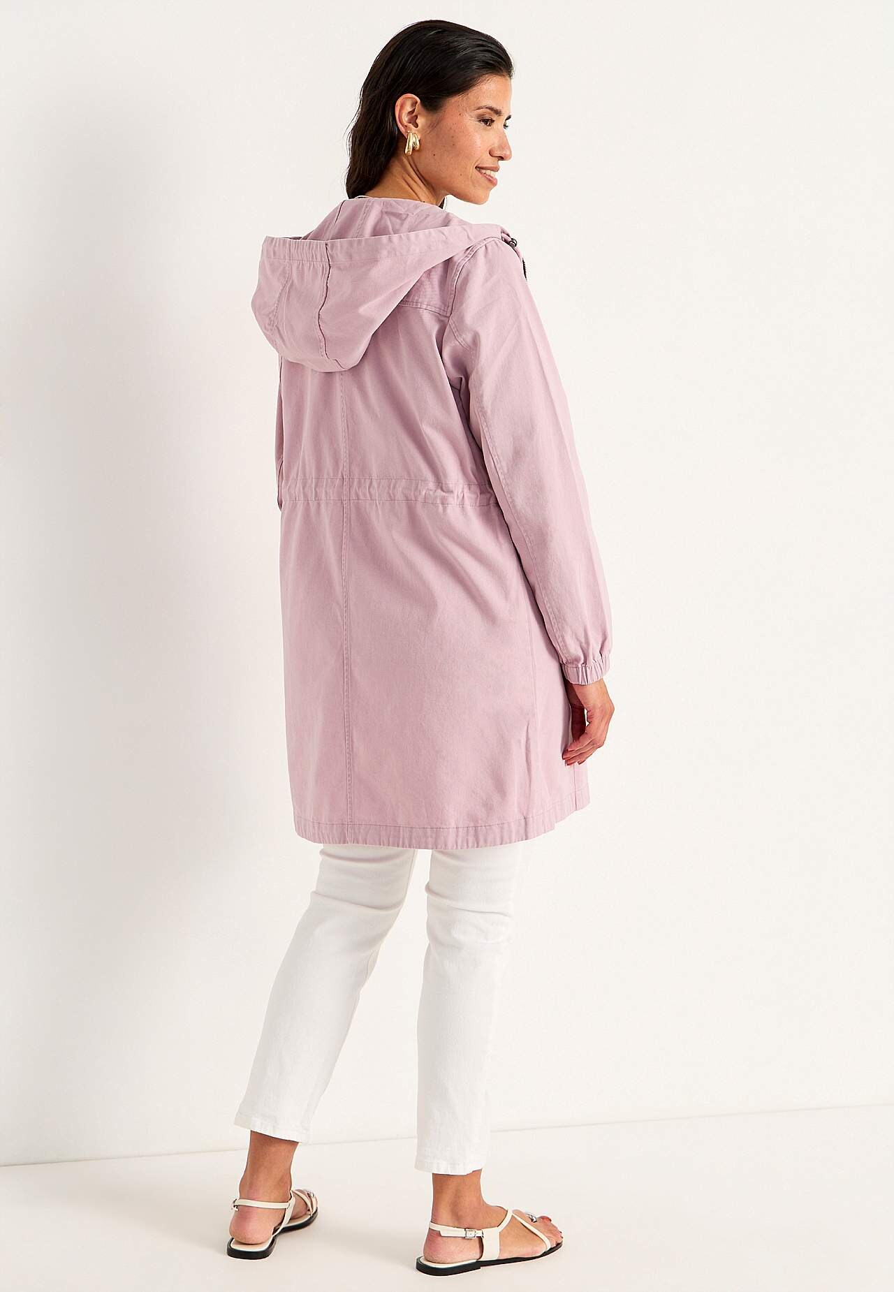 Parka met borduursel
