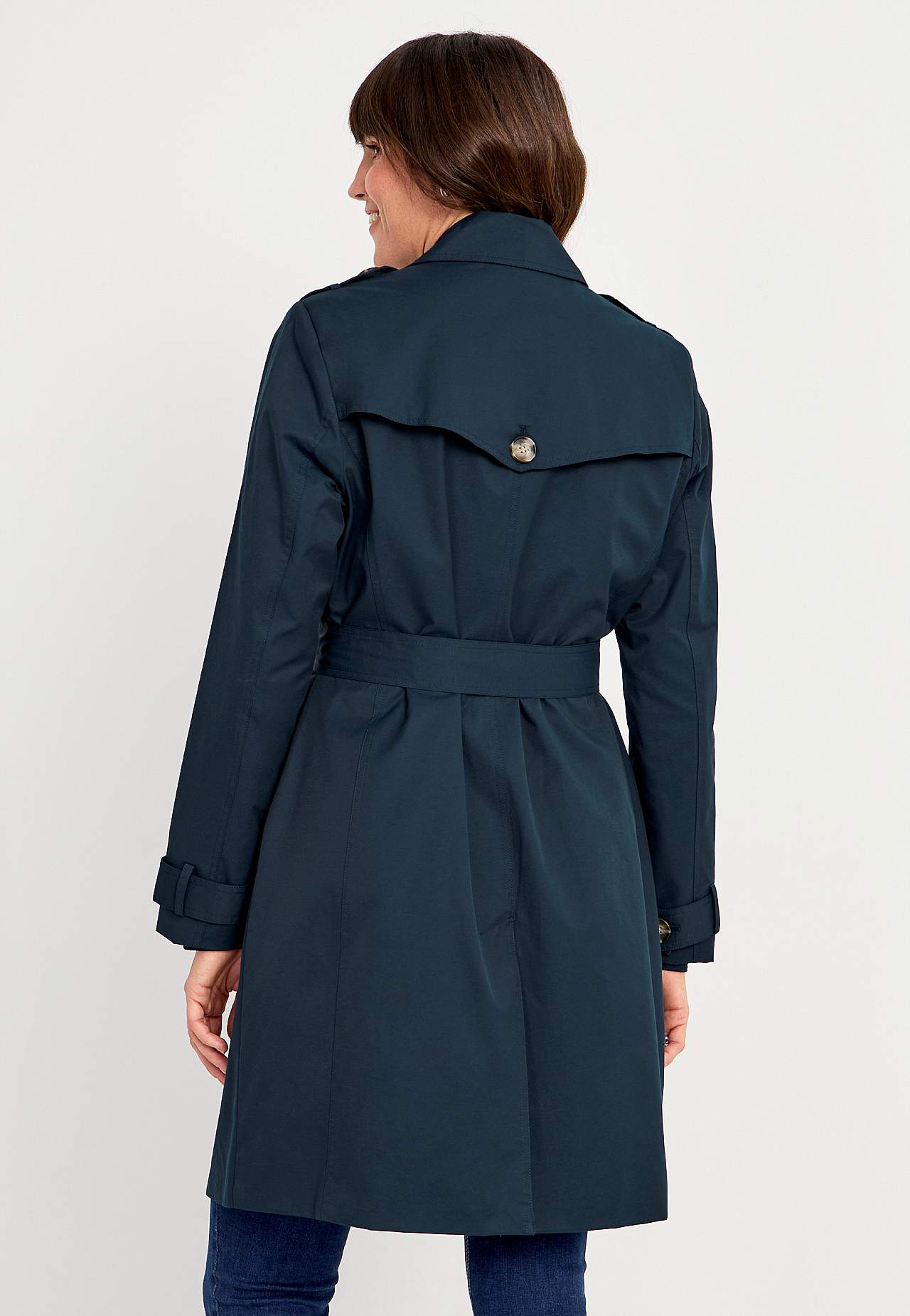 Enkelrij trenchcoat