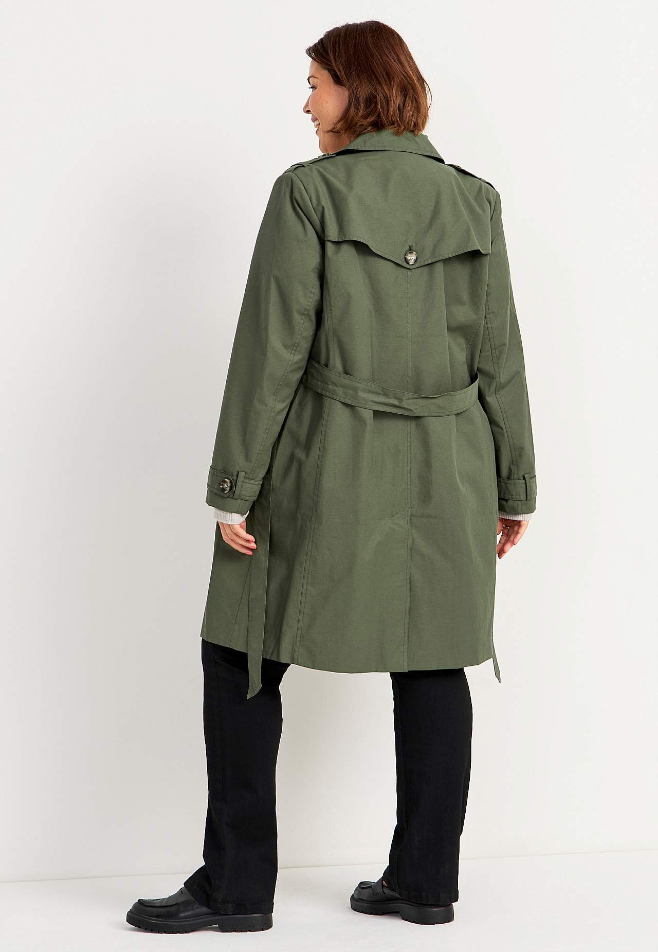 Enkelrij trenchcoat