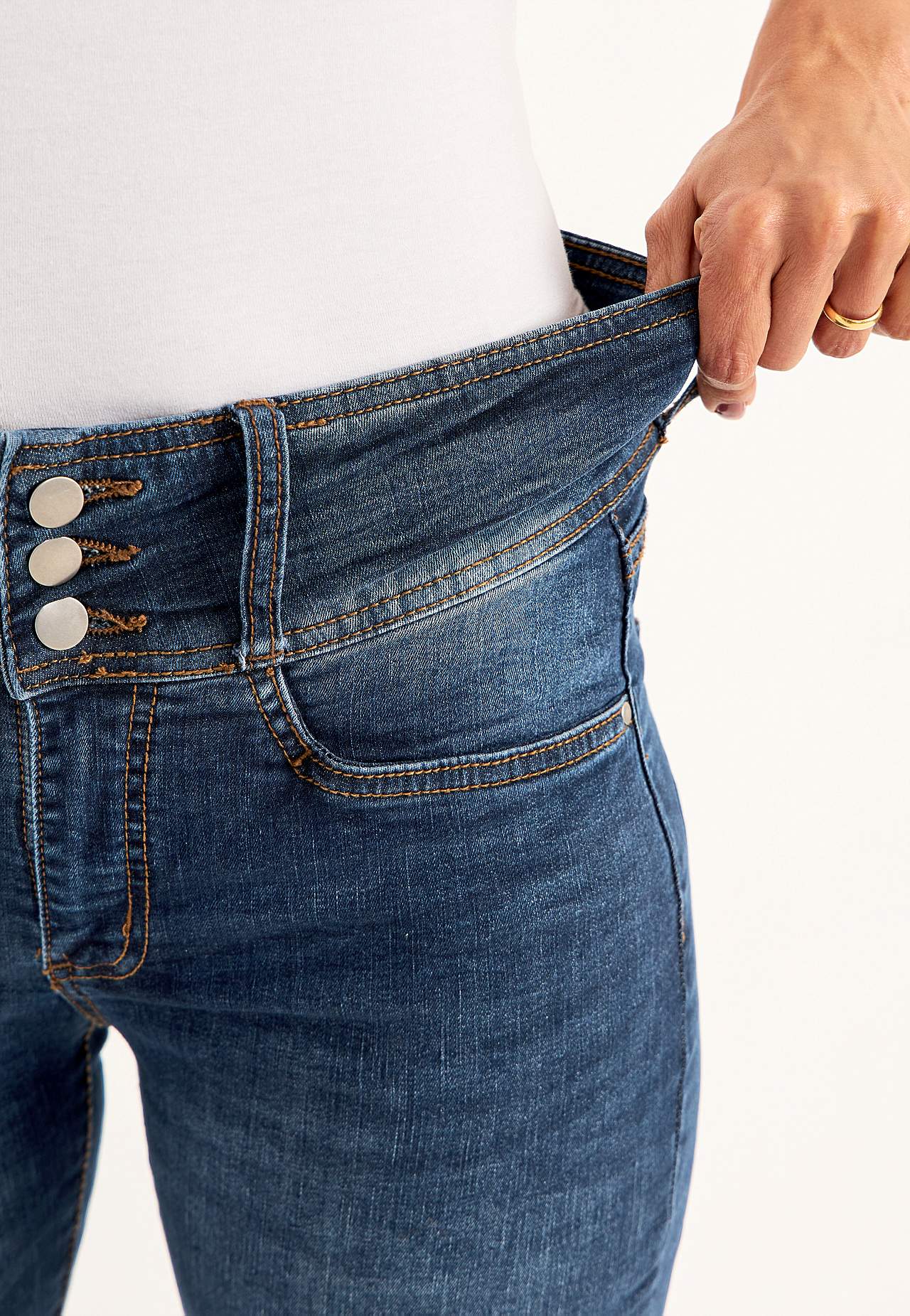 Bootcut jeans met hoge taille Jennifer