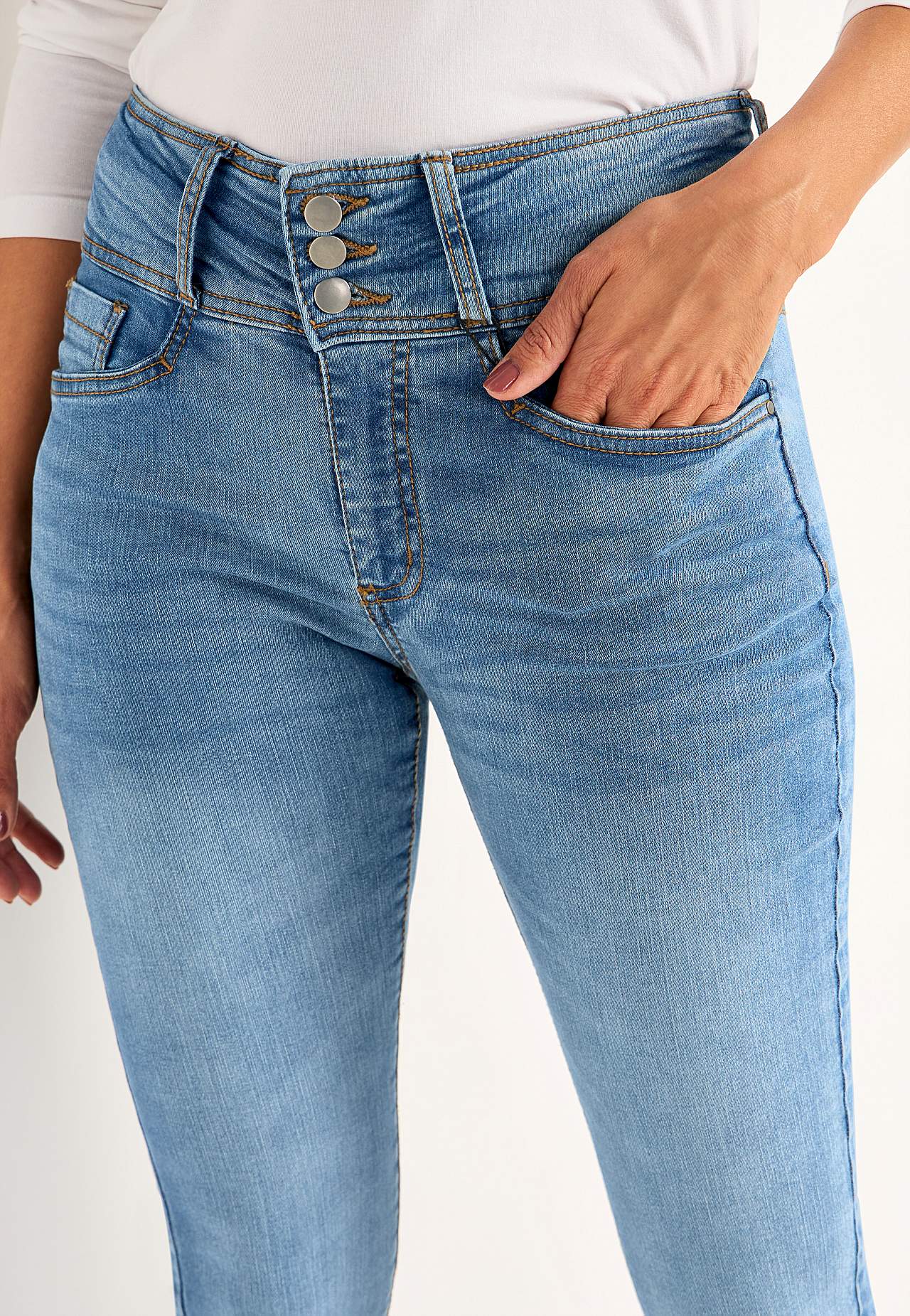 Bootcut jeans met hoge taille Jennifer