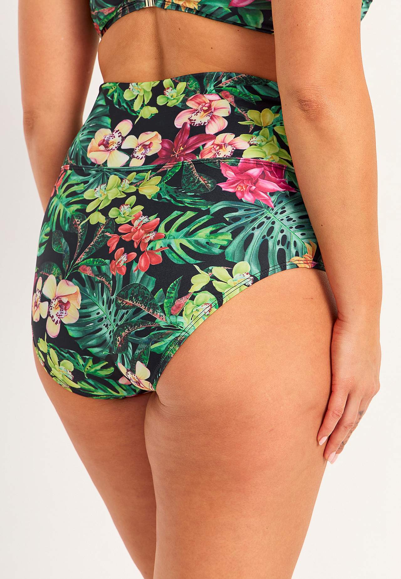 Bikinibroekje met vouwbare rand aan de taille