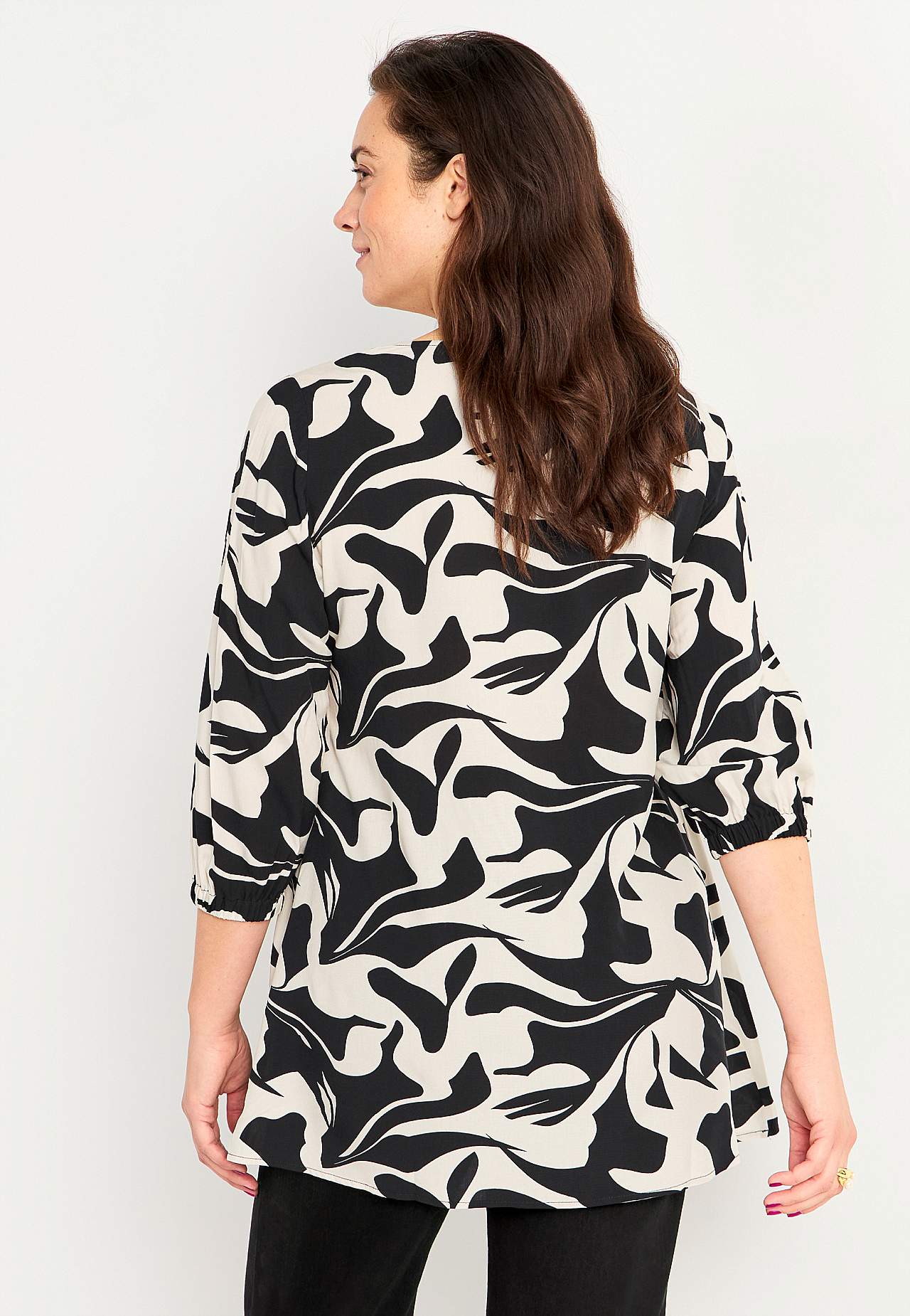 Tuniek met 3/4 mouw