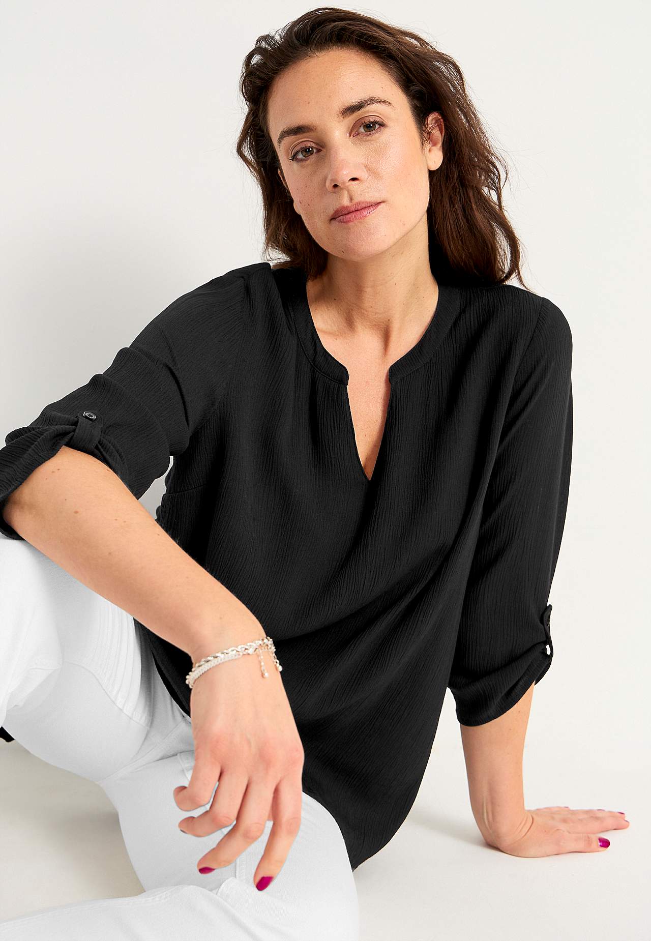 Tuniek met 3/4 lengte mouwen