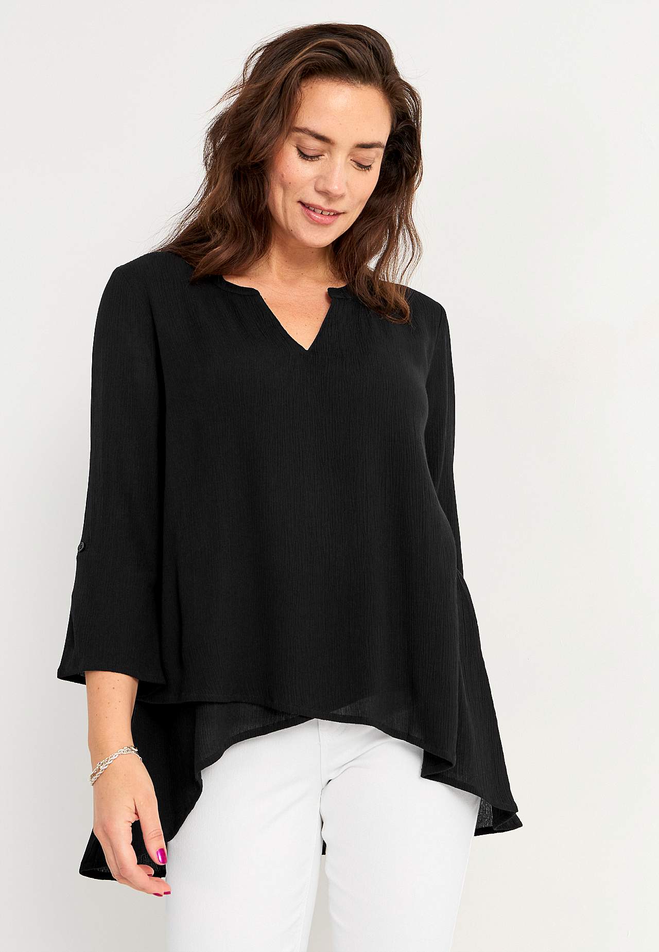 Tuniek met 3/4 lengte mouwen