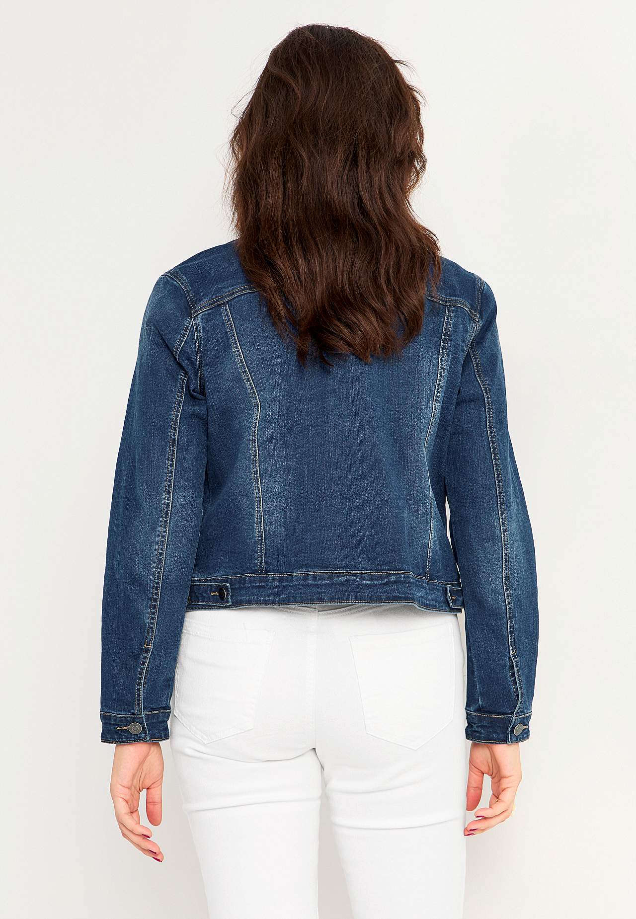 Denim jas met rek