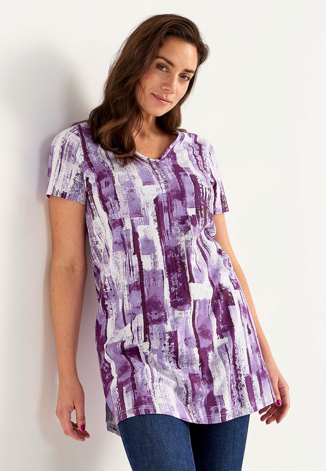 Jersey tuniek met korte mouwen Bigitta Set van 2