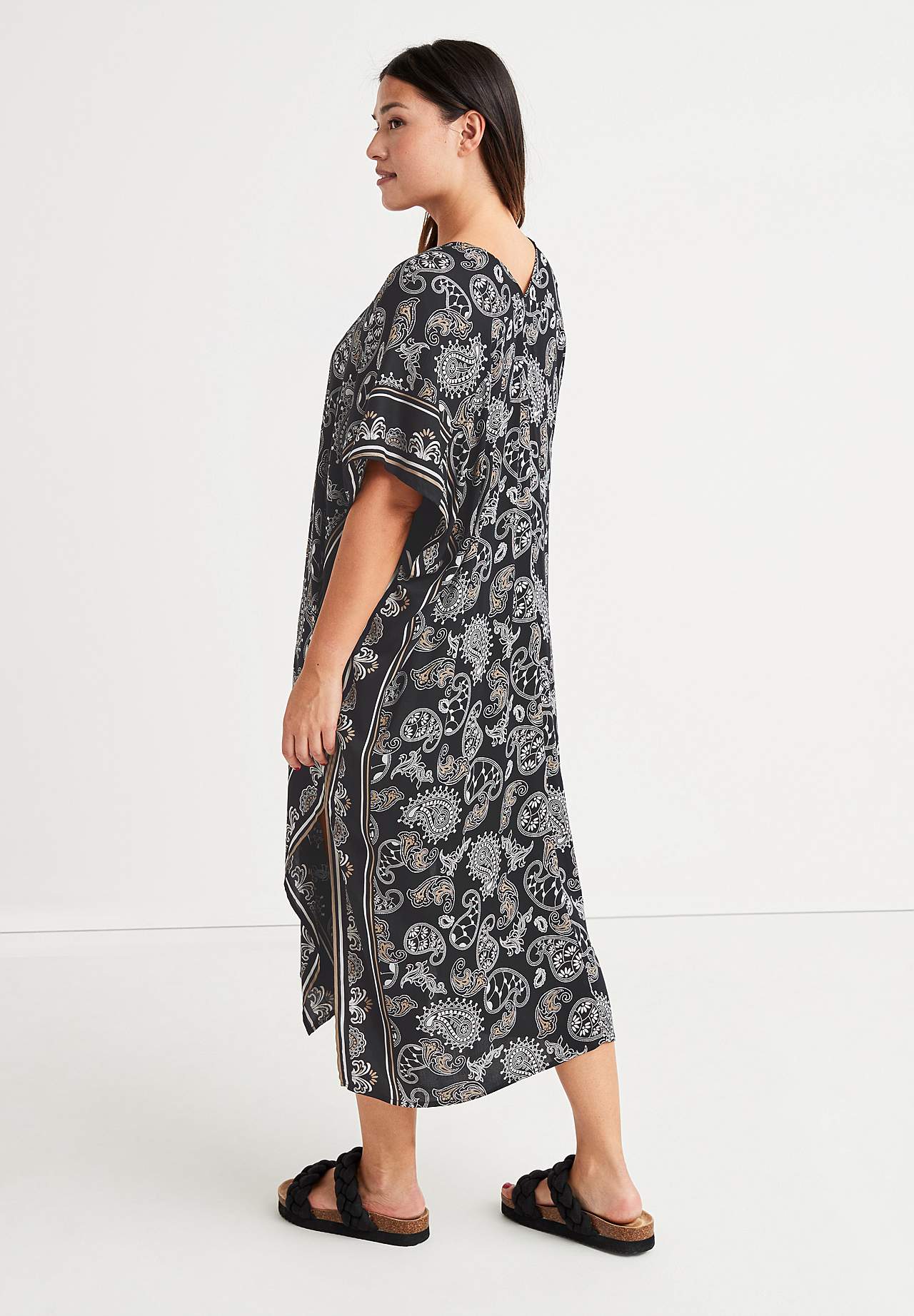 Strandkaftan met knoppen