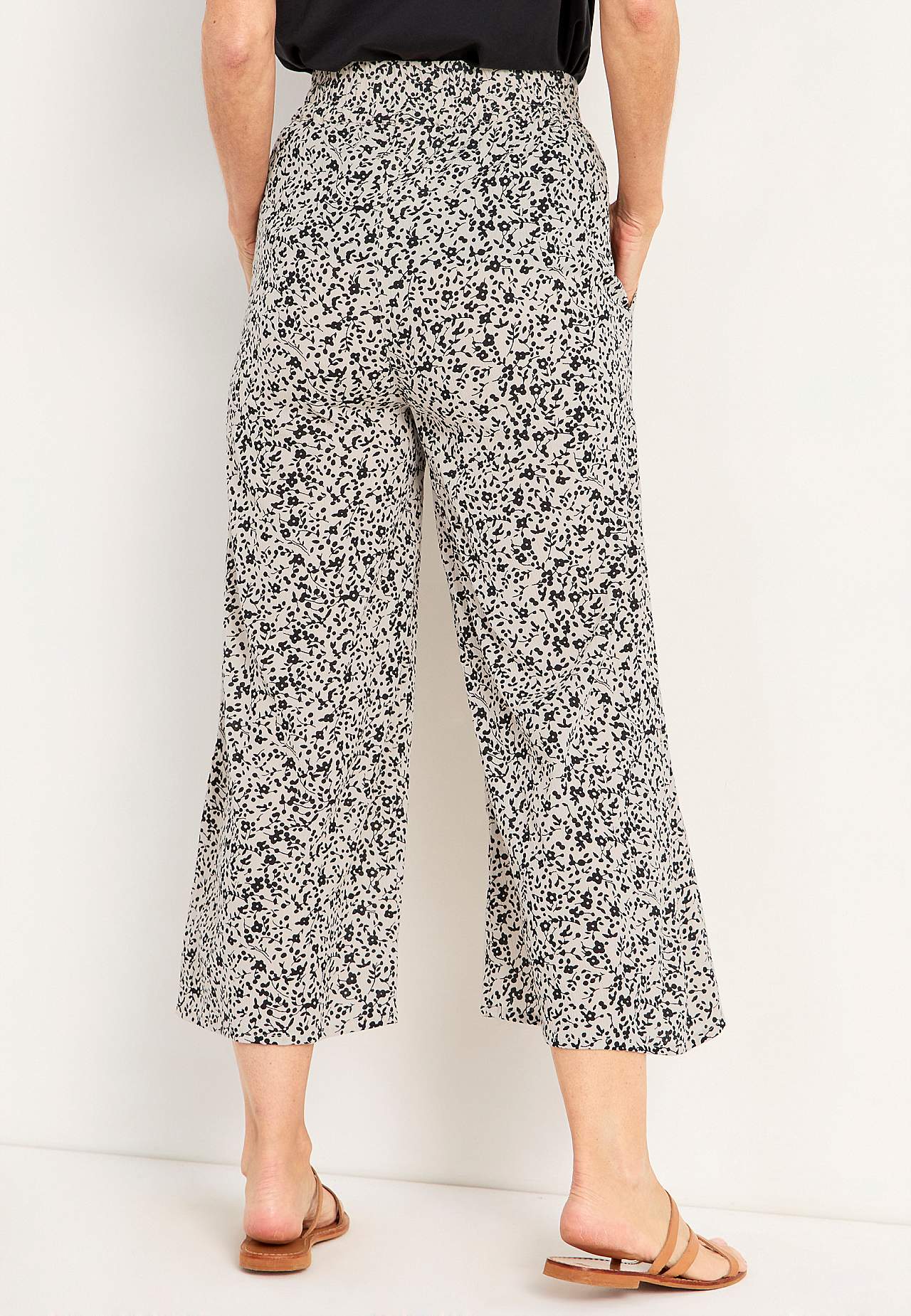 Van crèpe culotte broek Mia