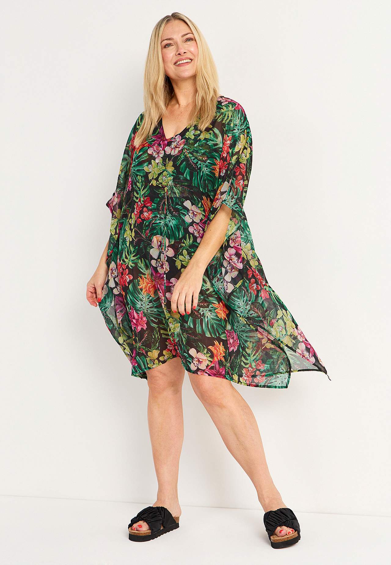Met patroon strandkaftan
