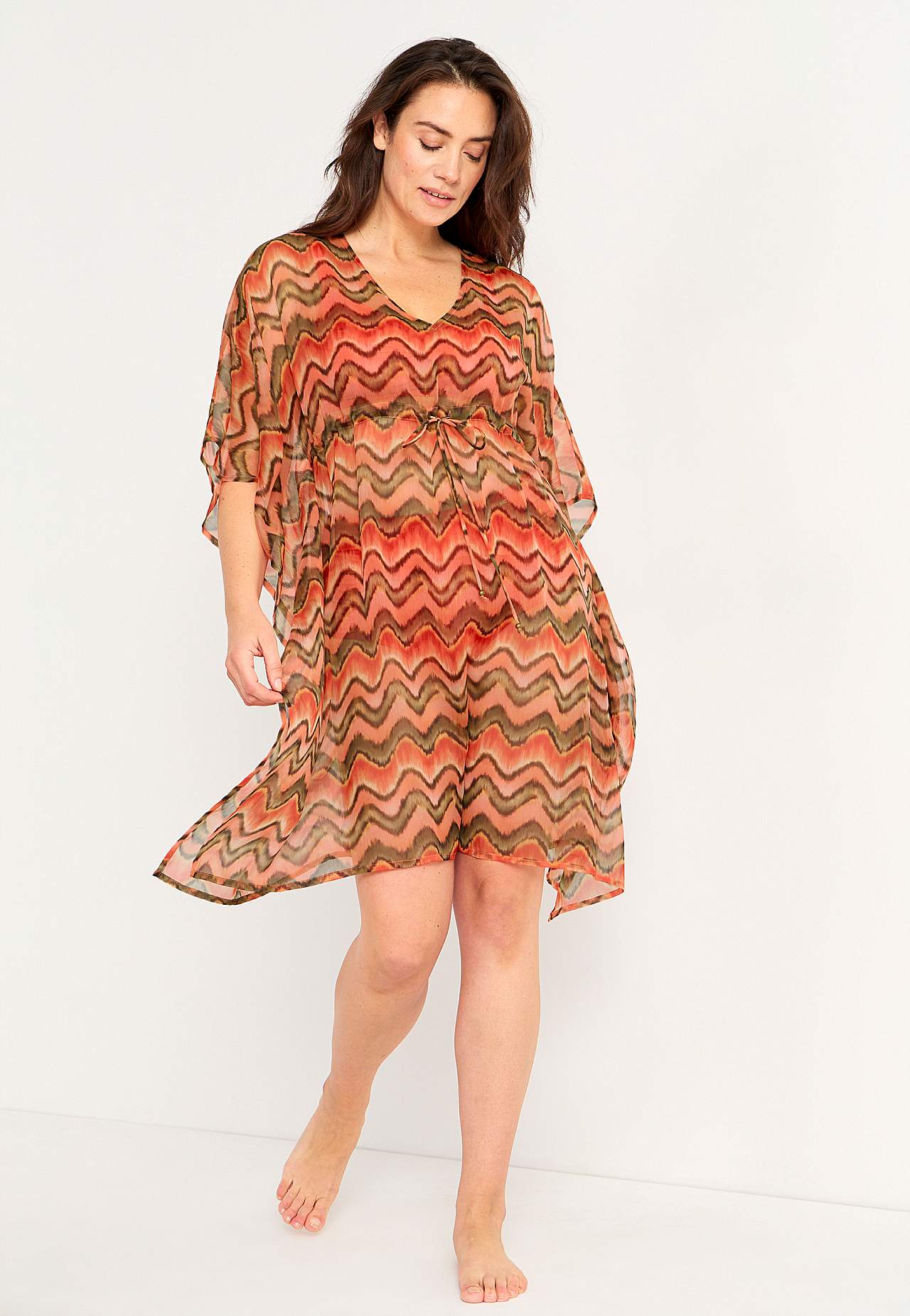 Met patroon strandkaftan