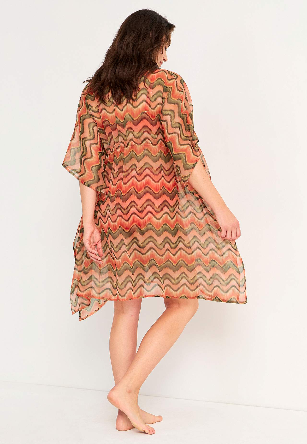 Met patroon strandkaftan