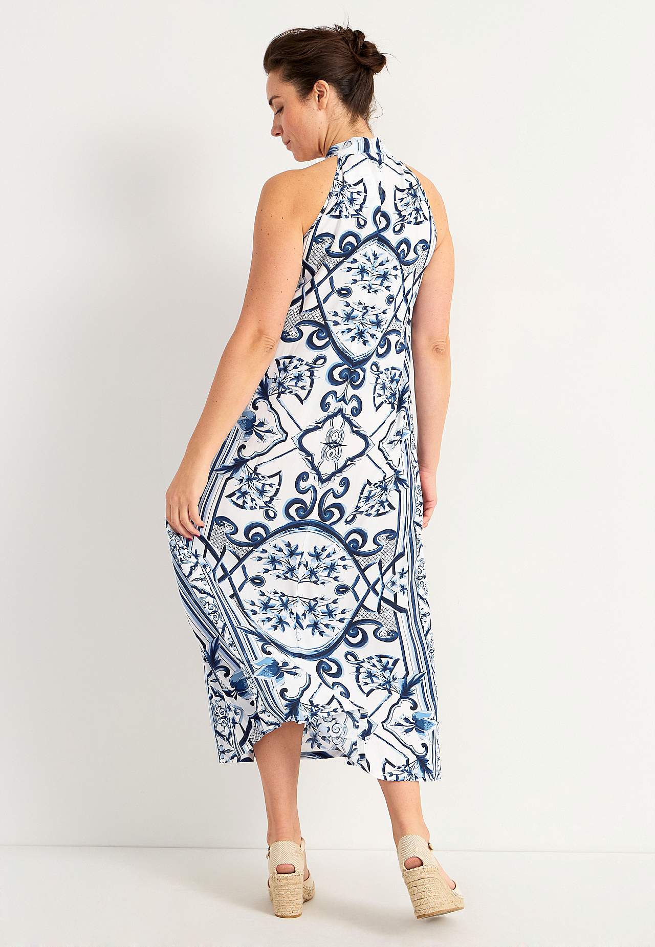 Maxi jurk met patroon