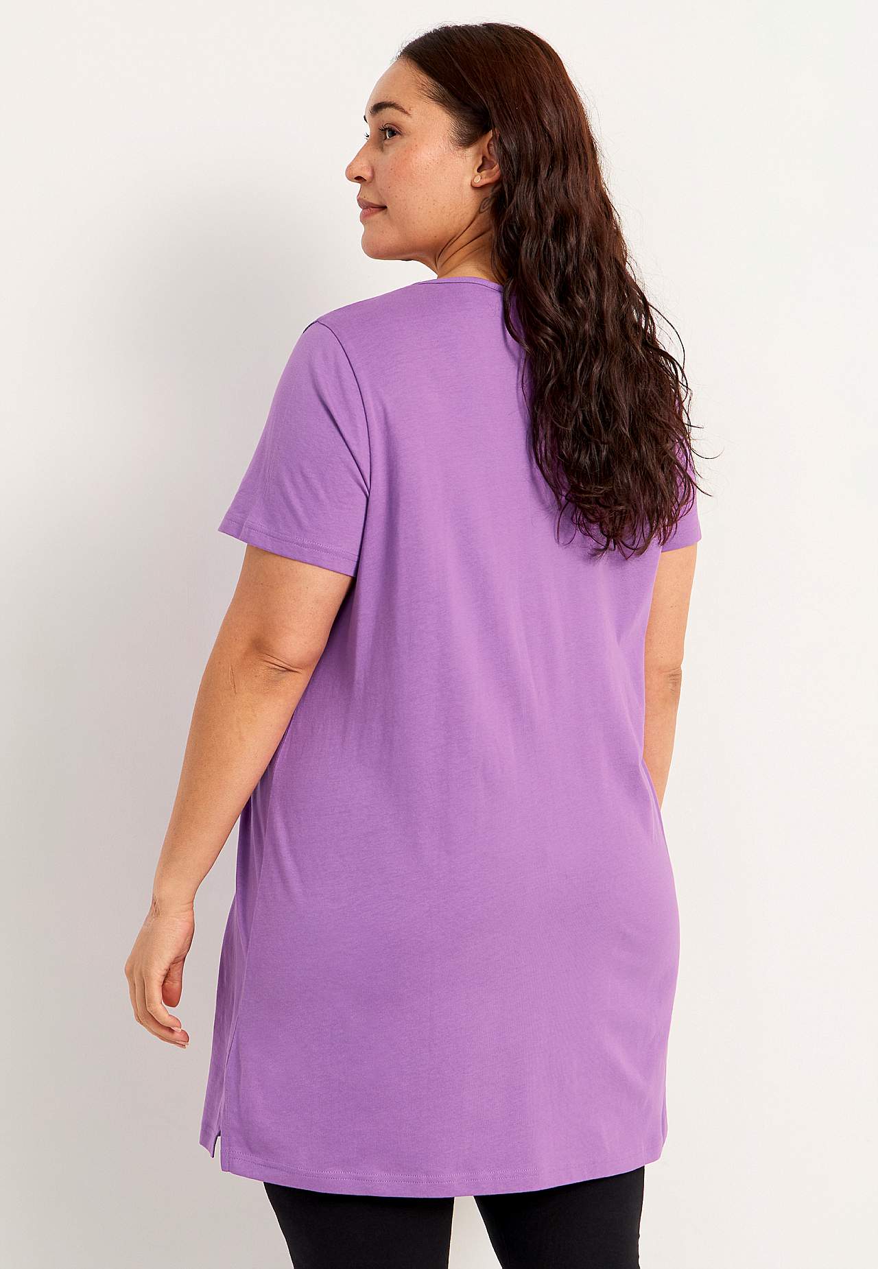 Patroonvormige jersey tunieken Barbro Set van 2