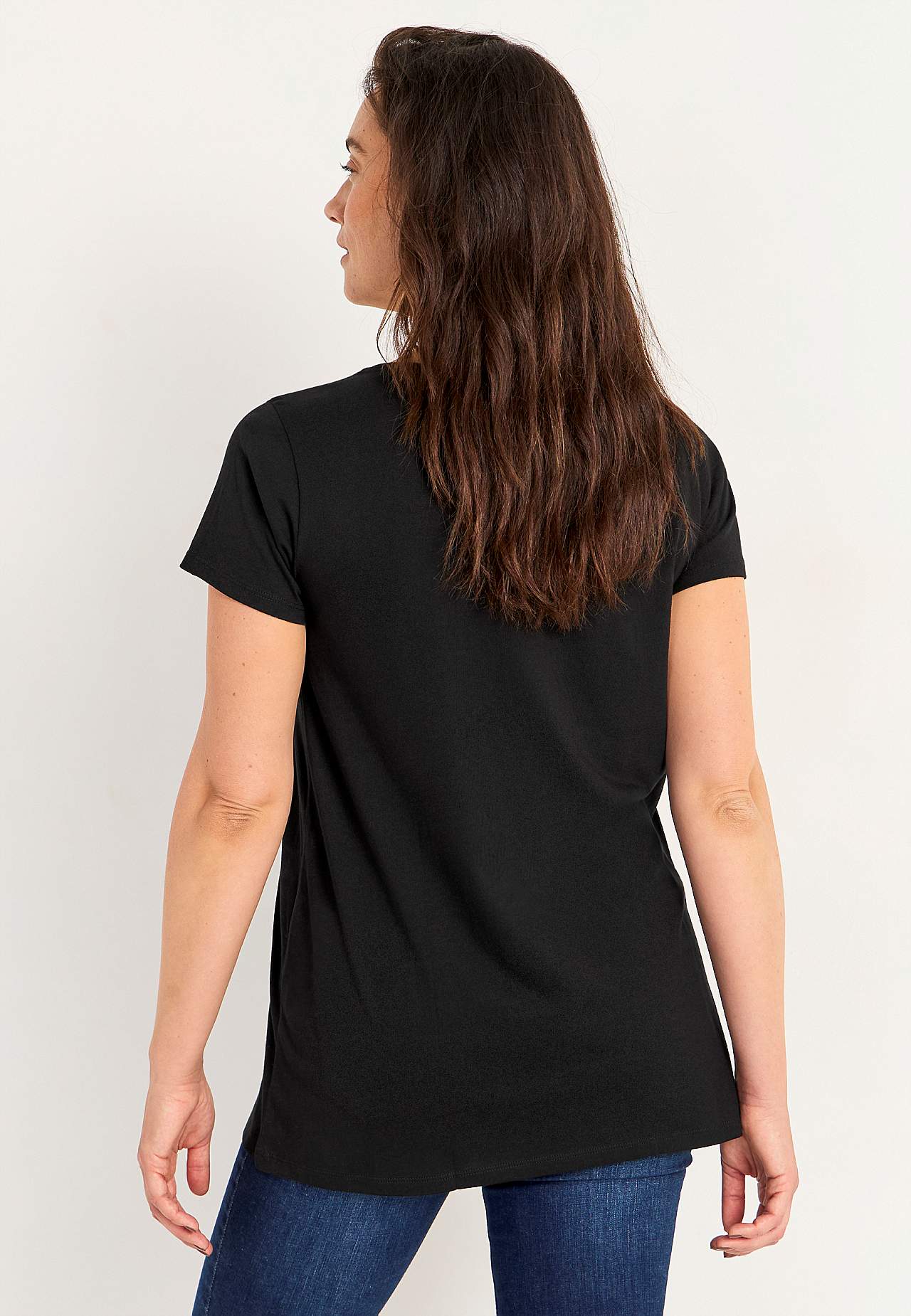 Jersey tuniek met korte mouwen