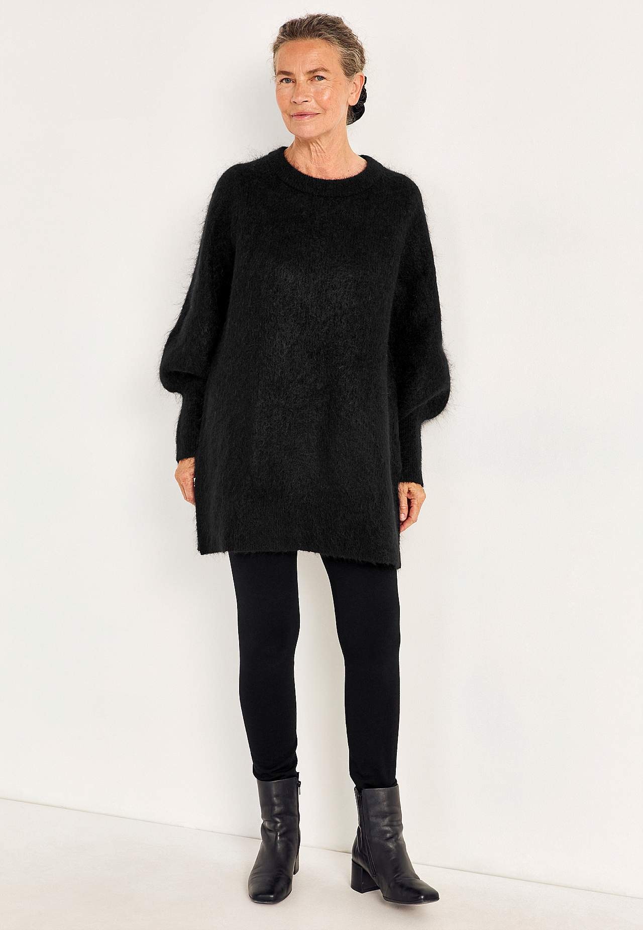 Tuniek Premium van mohair- en wolmix